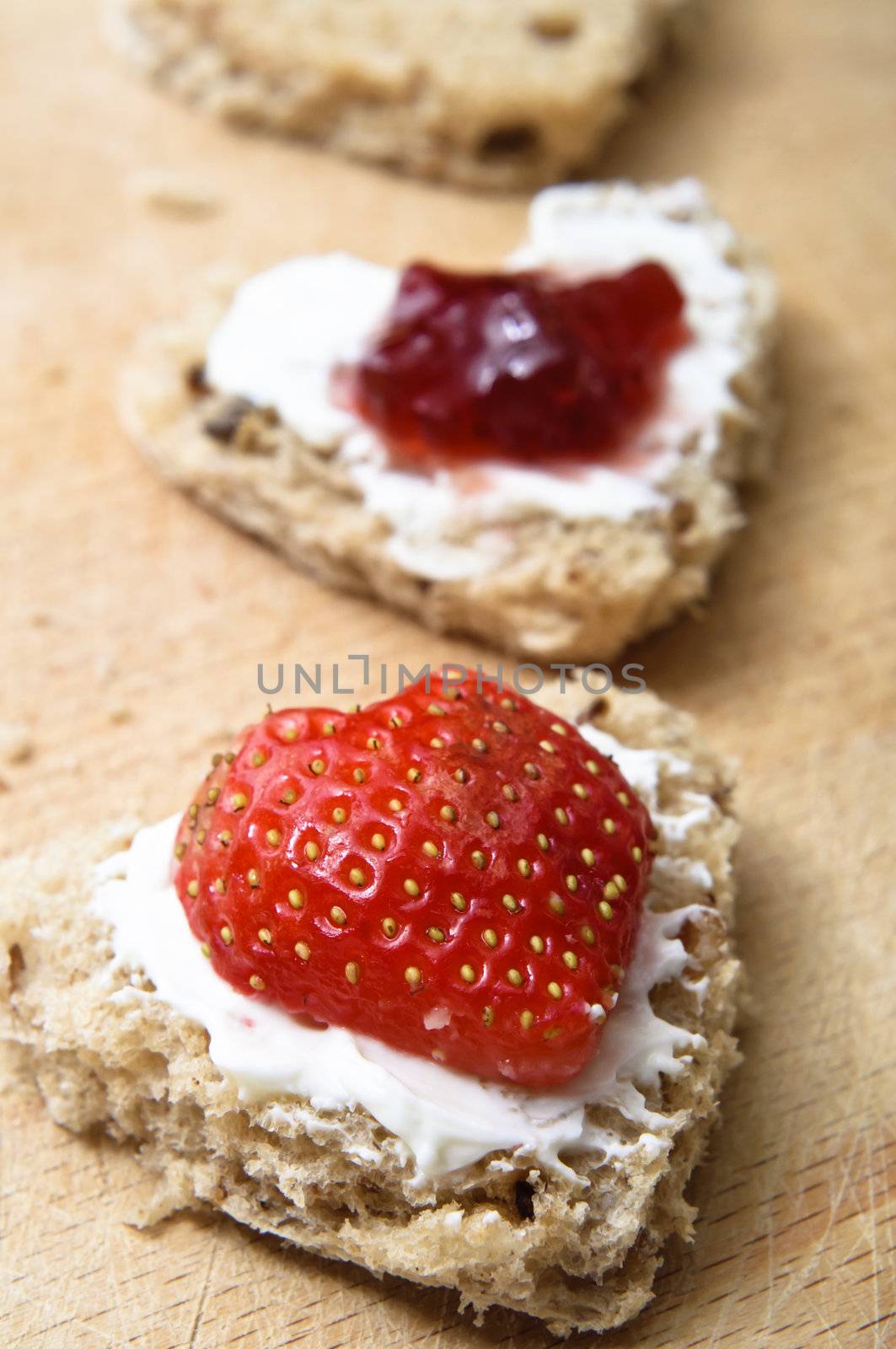 Valentines Bread Snacks by frannyanne