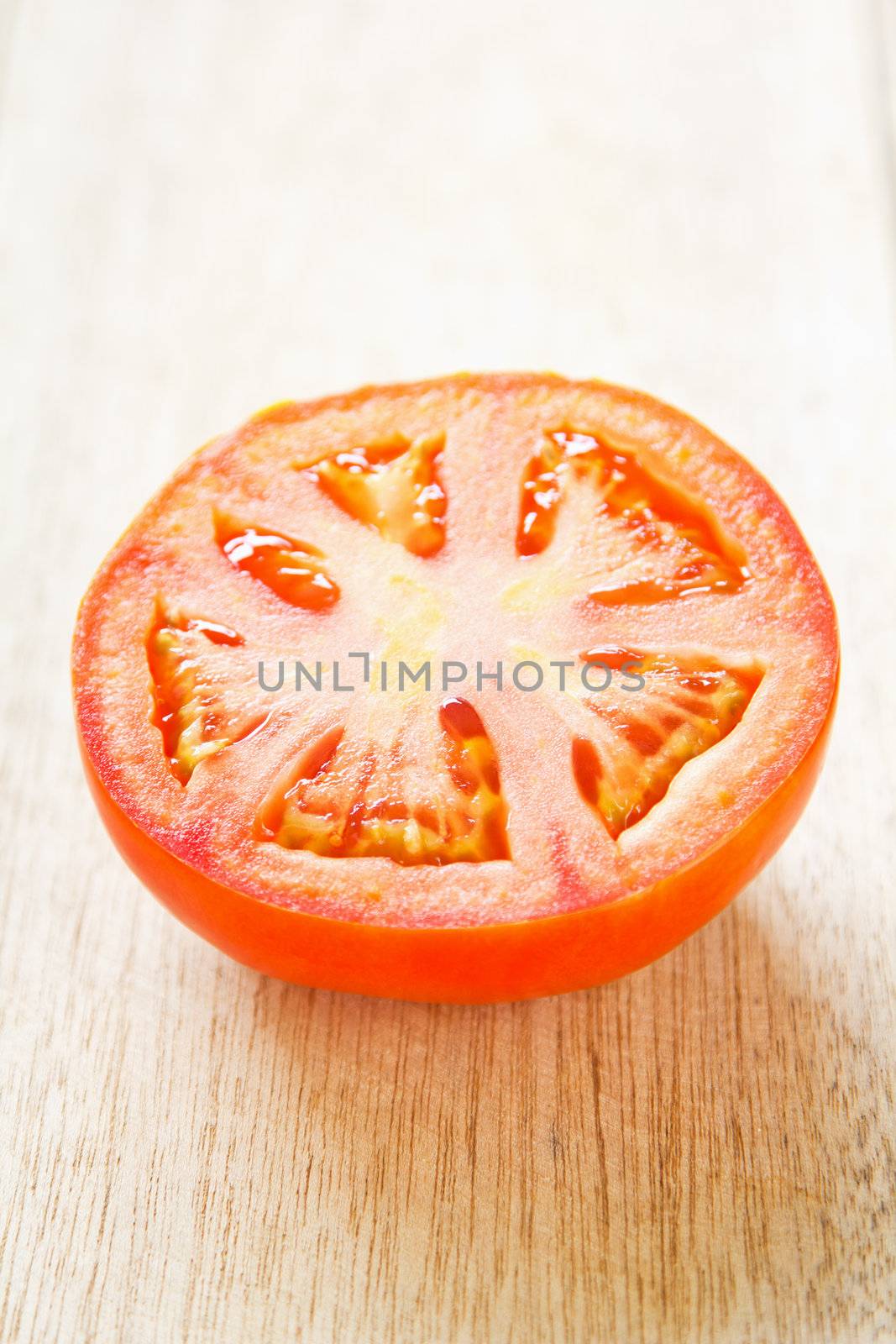 Beef tomato in halve