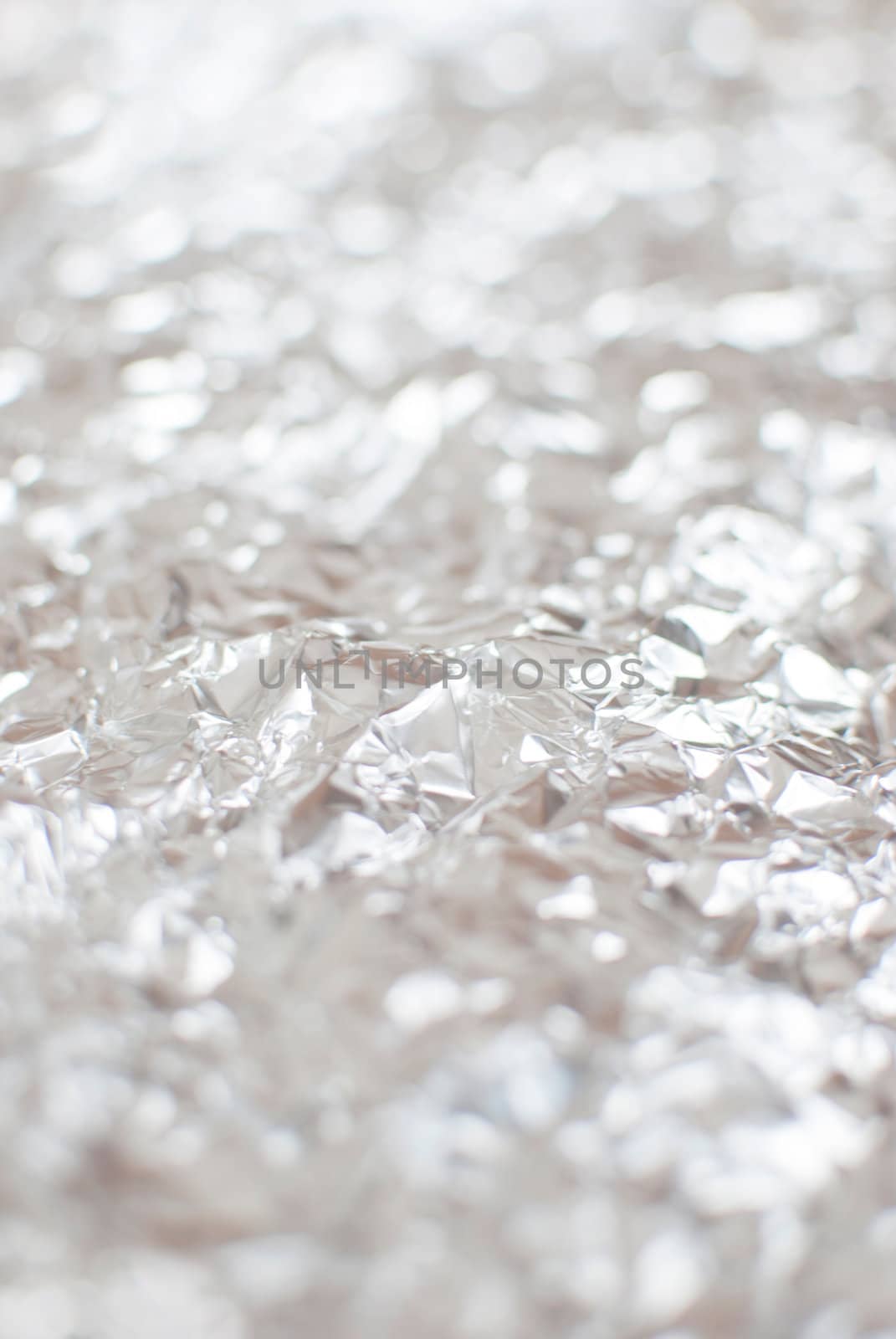 abstract silver rough wrinkle foil texture background