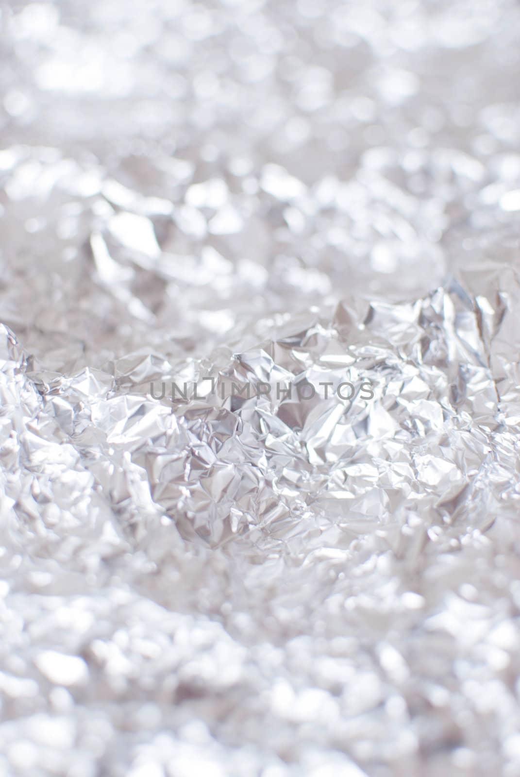 abstract silver rough wrinkle foil texture background