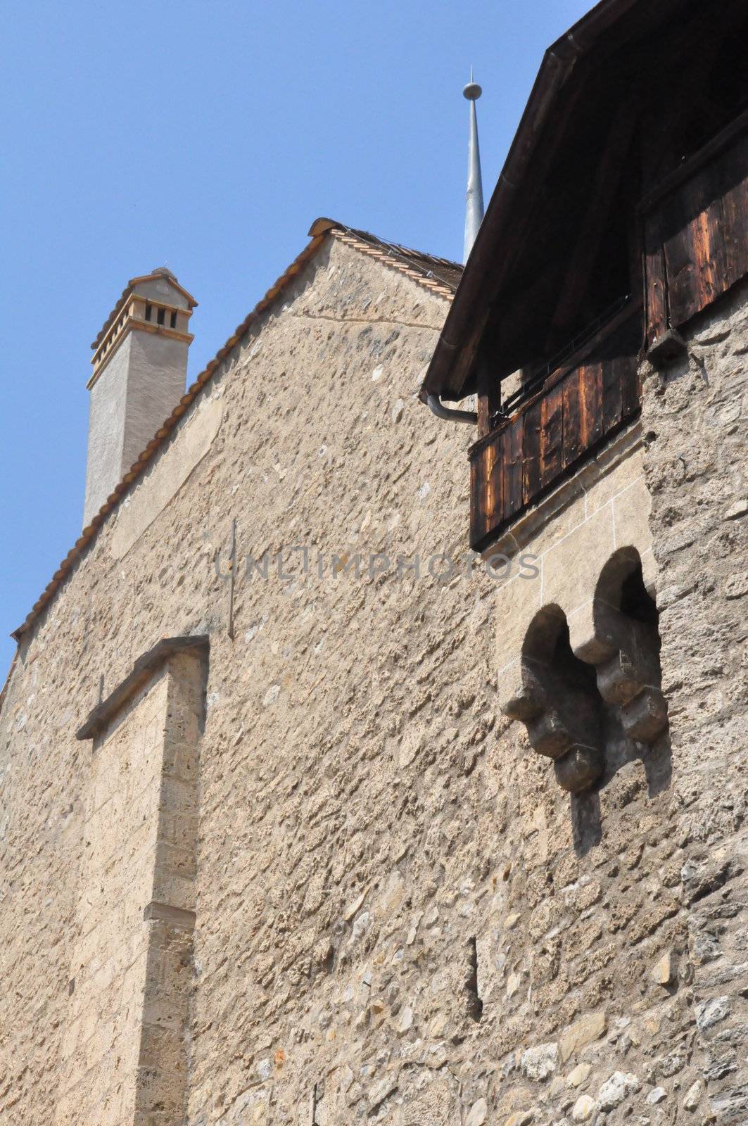 Chillon Castle in Montreux, Switzerland