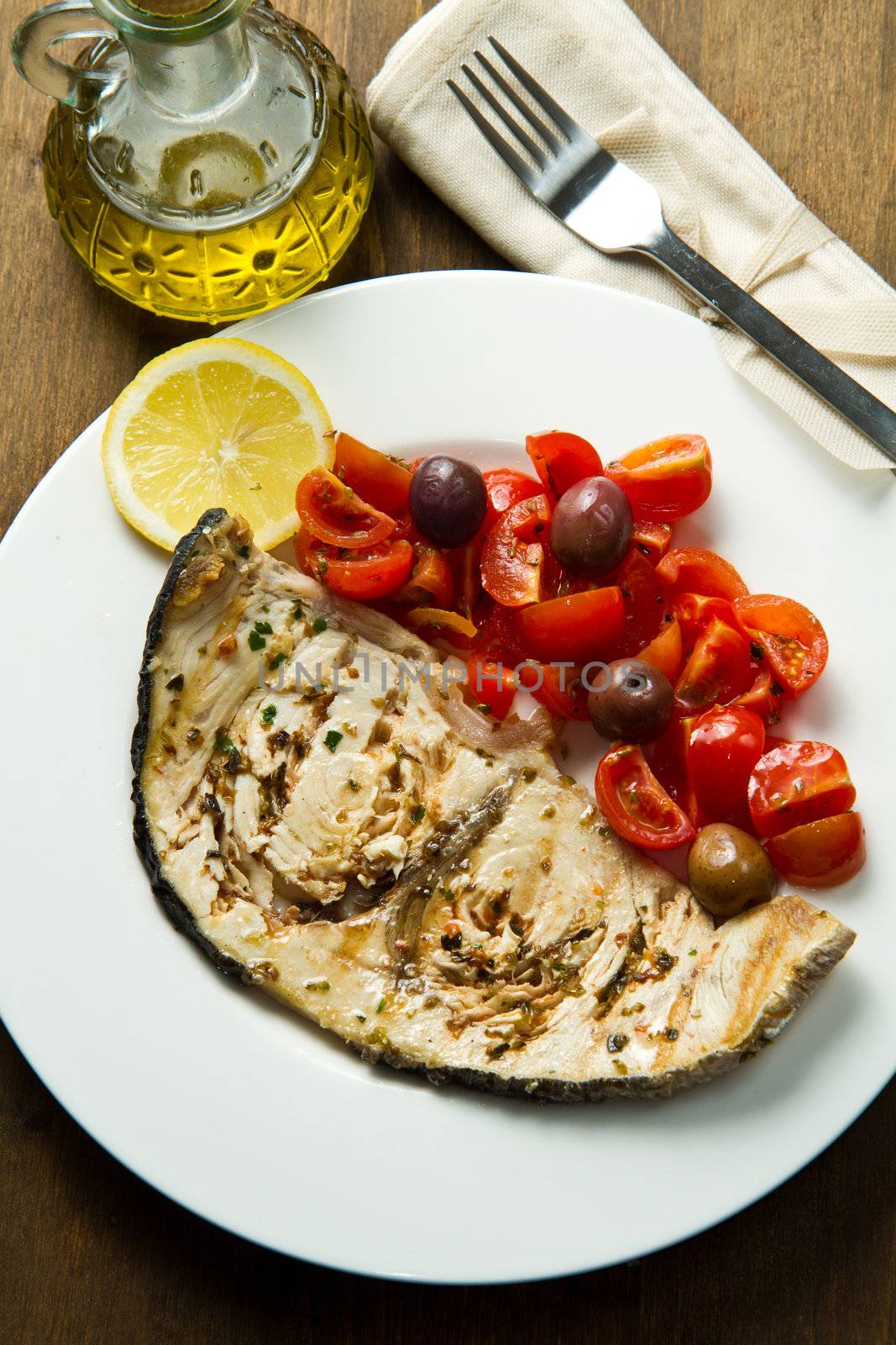 swordfish with tomatoes by lsantilli