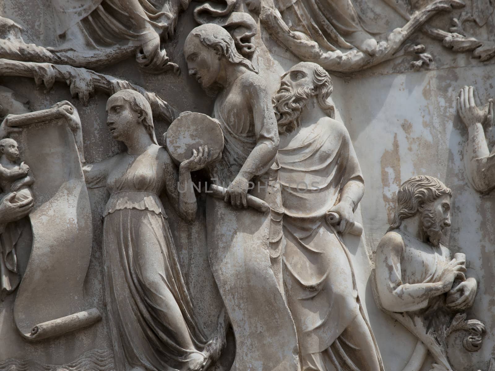Orvieto Duomo facade. The third pillar with stories from the New Testament
. 