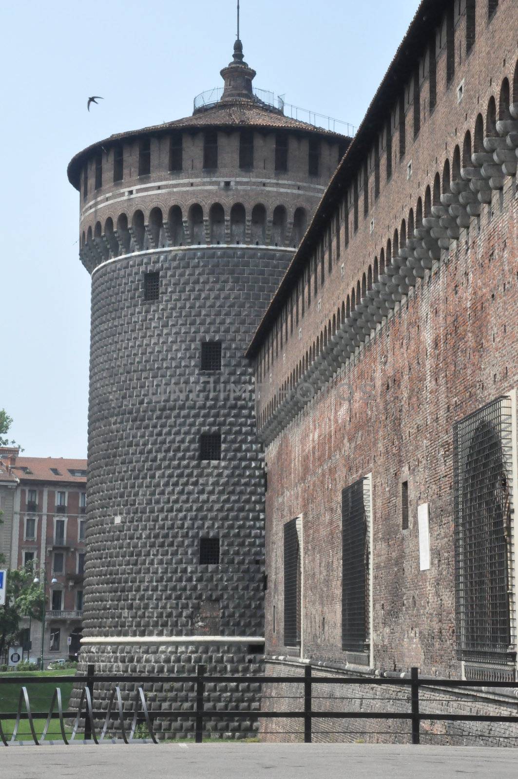 Sforza's Castle in Milan, Italy (Europe)