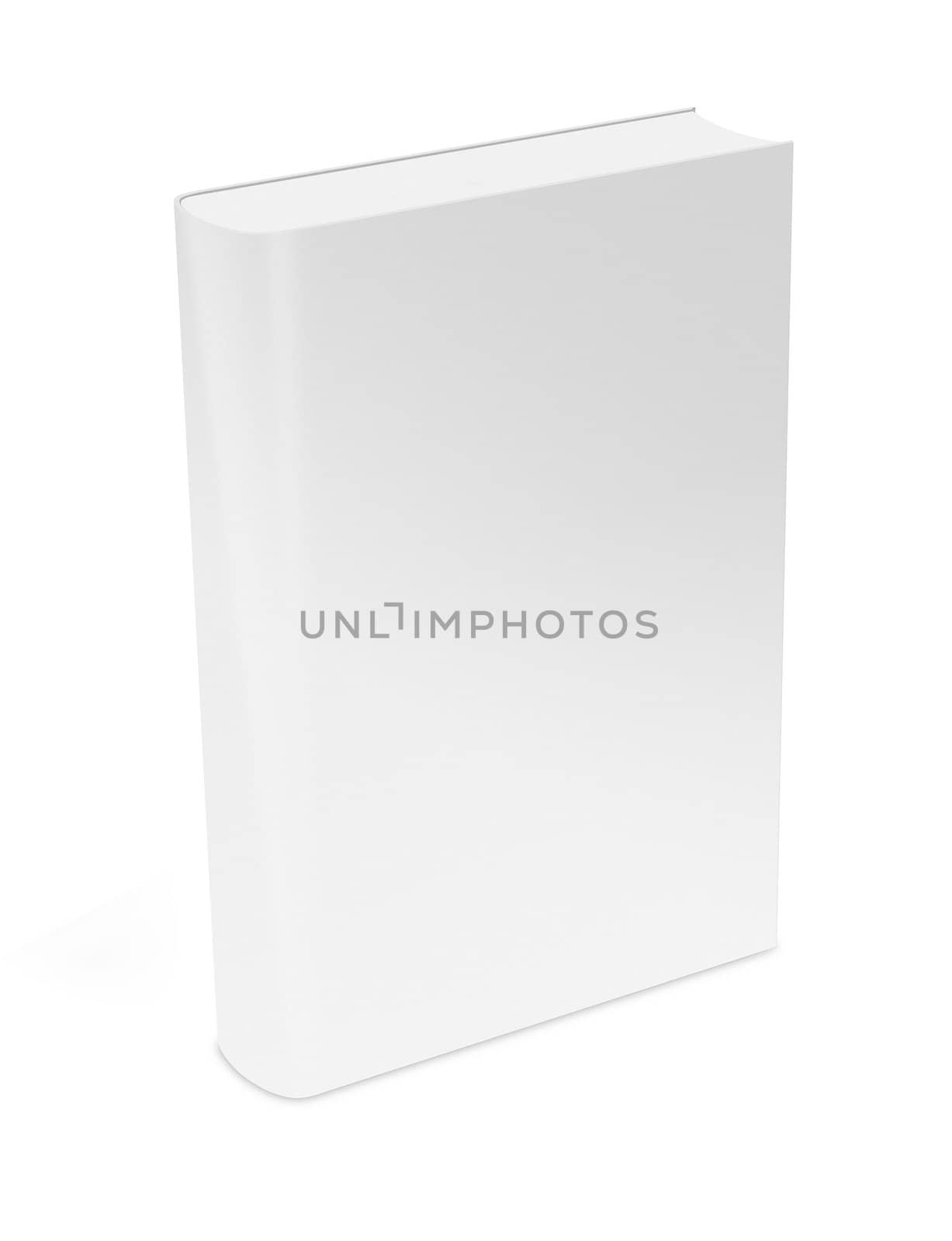 collection of various blank white book on white background by Zhukow