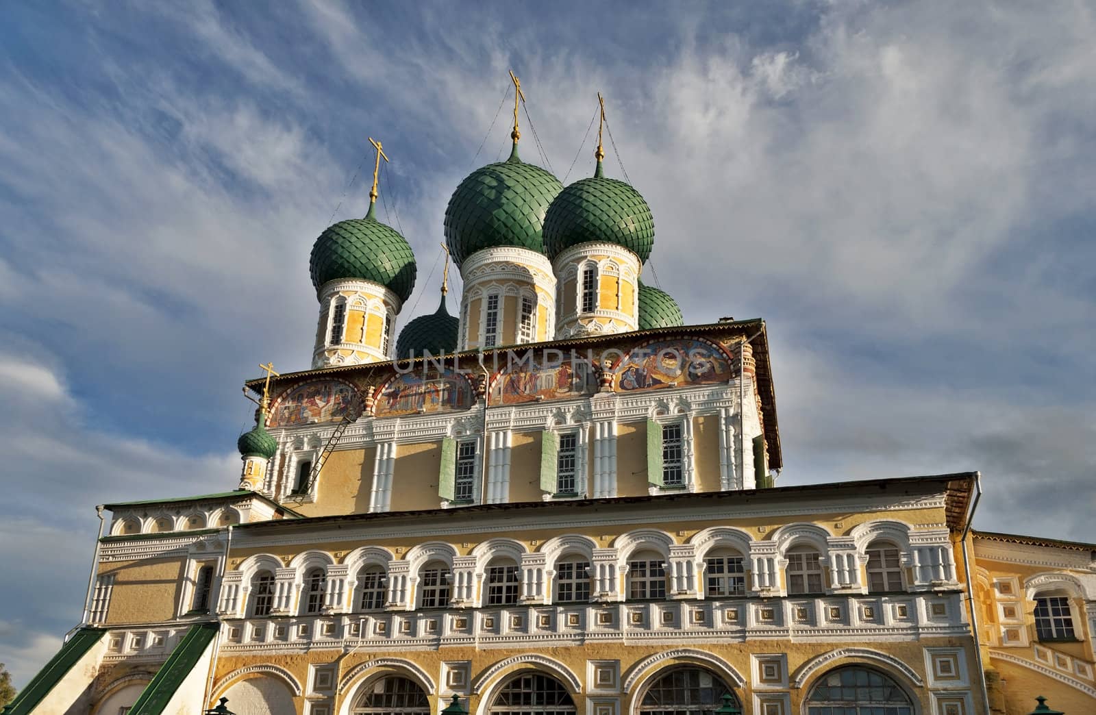 Resurrection Cathedral (1652-1678) in Tutaev town, Yaroslavl region, Russia