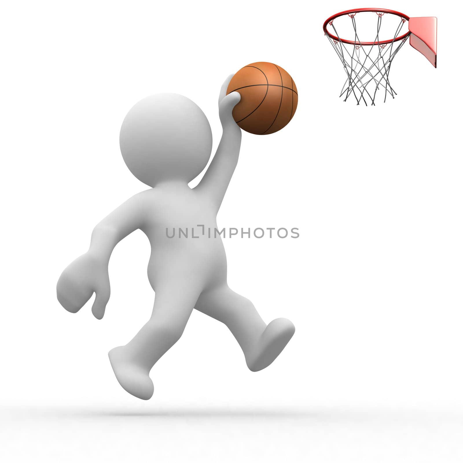 3d human basketball by koun
