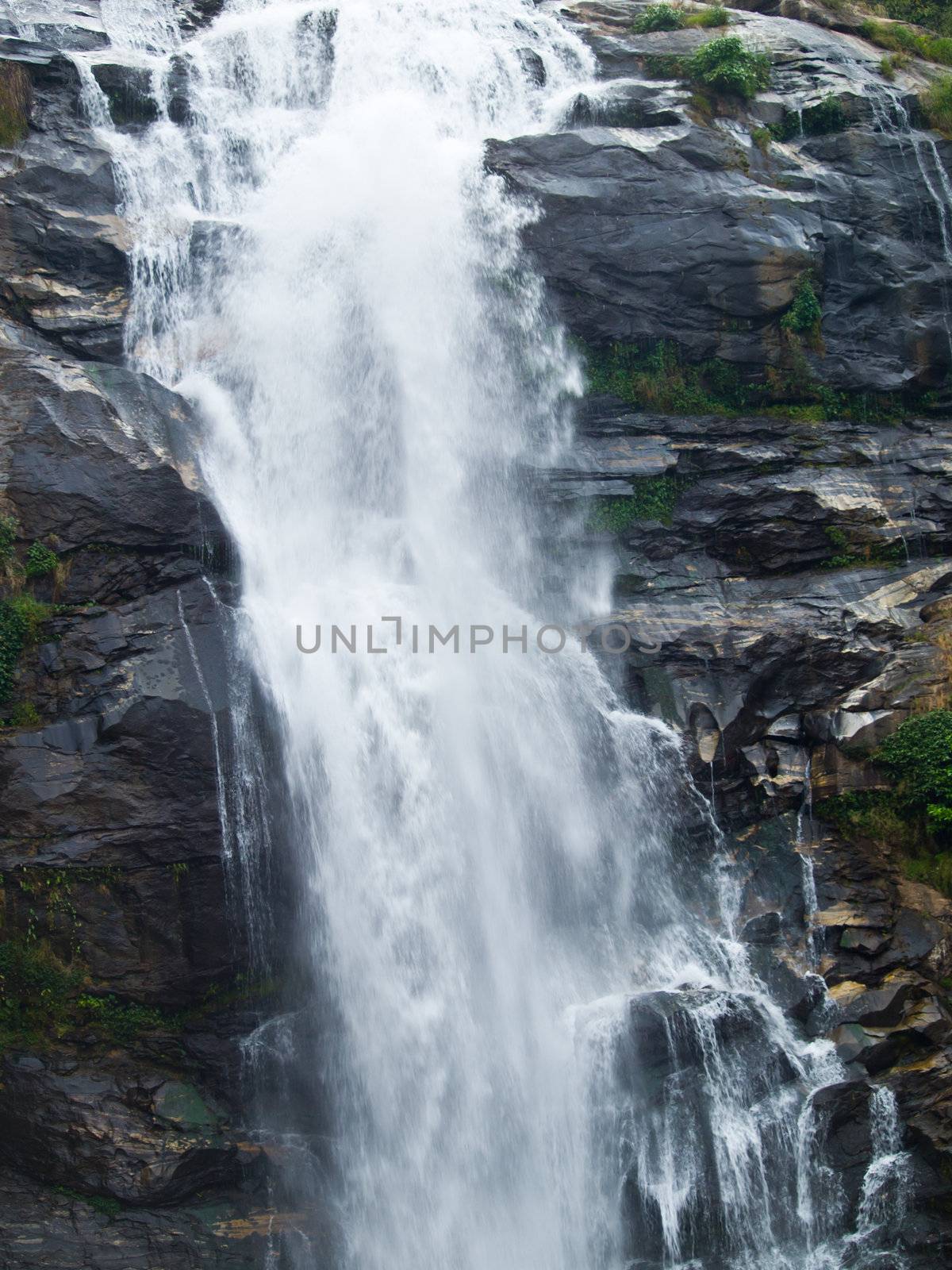 Vachiratar Waterfall in Inthanon Nation Park in Chiang Mai, Thai by gururugu