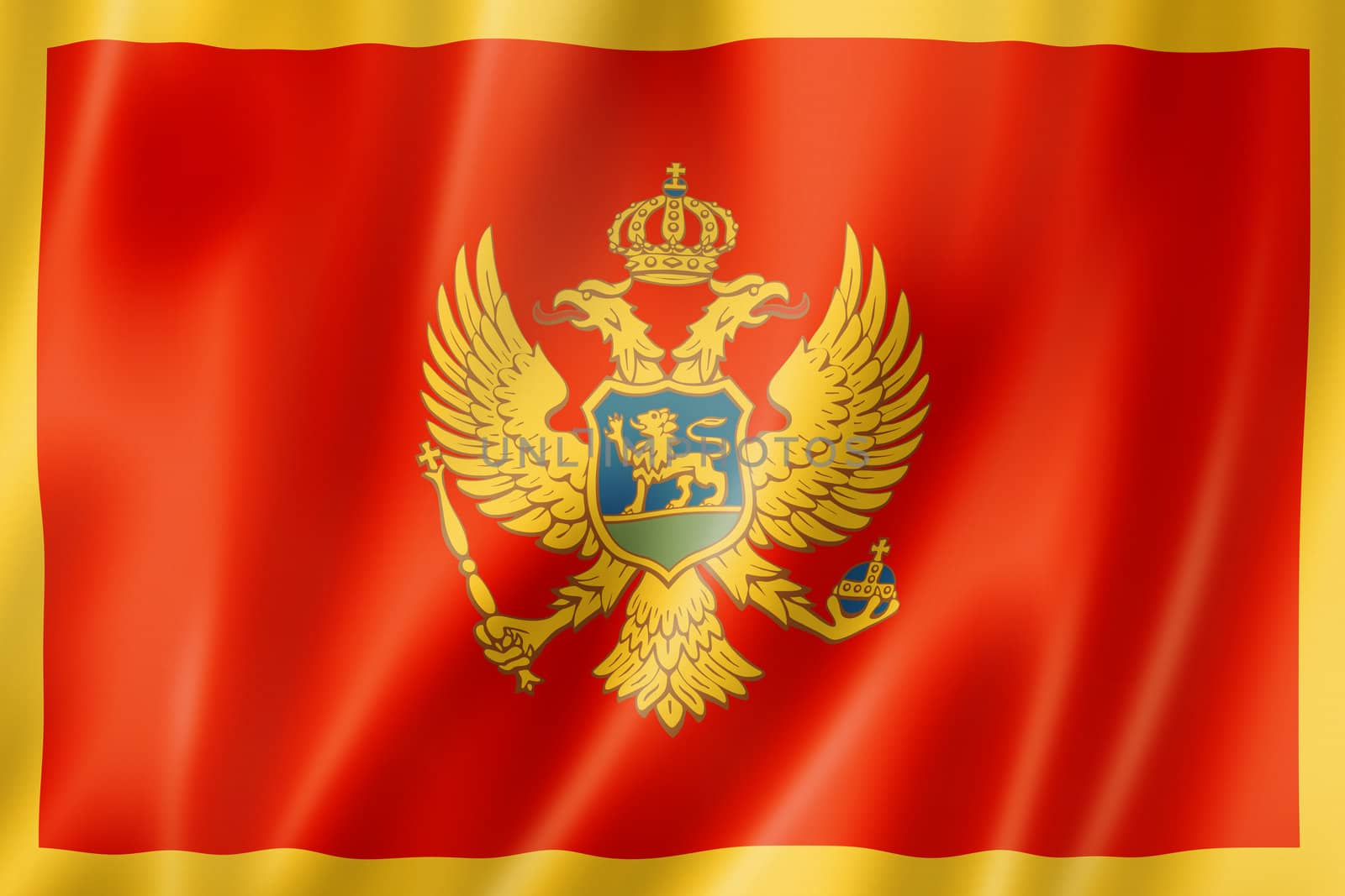 Montenegro flag by daboost