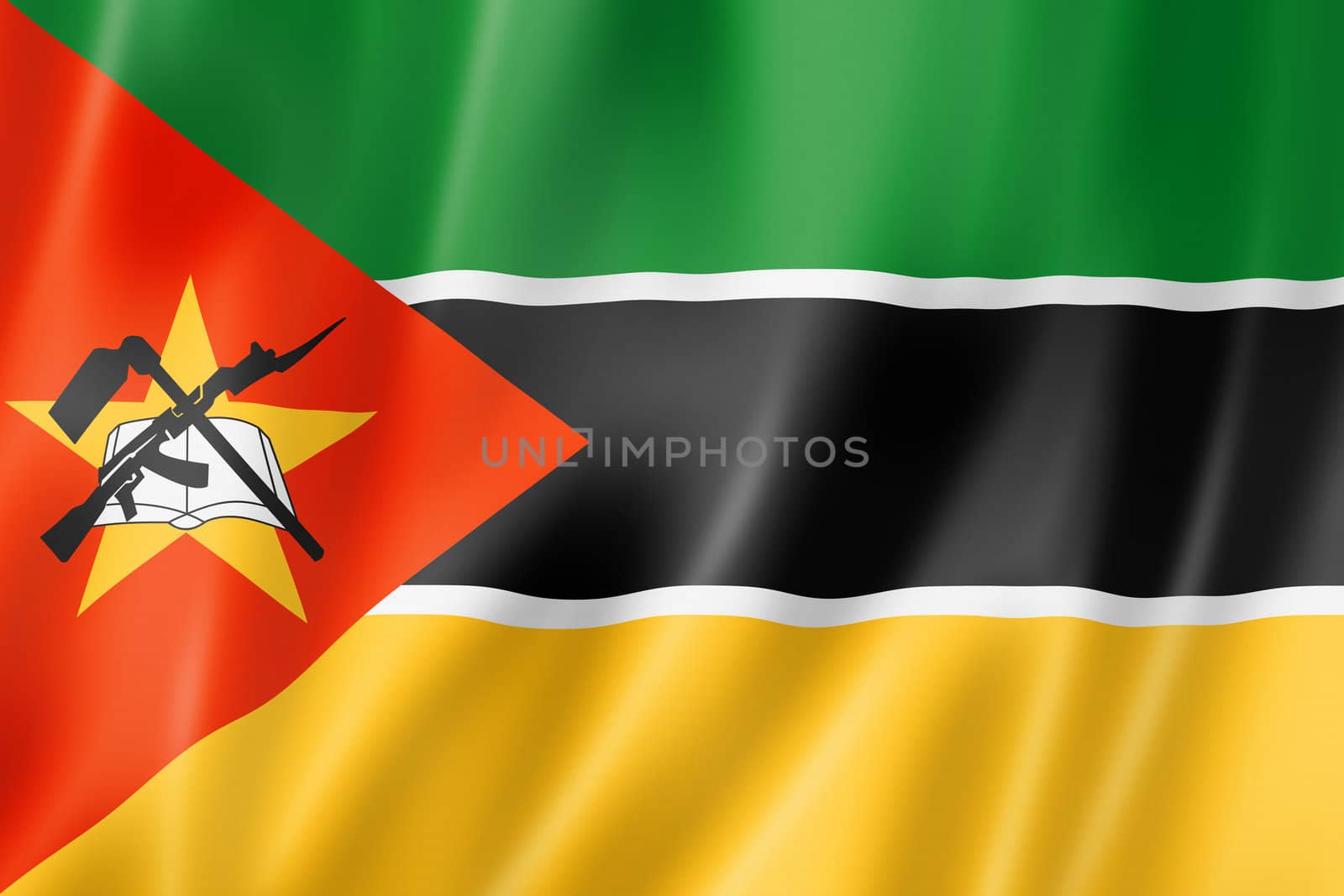 Mozambique flag by daboost