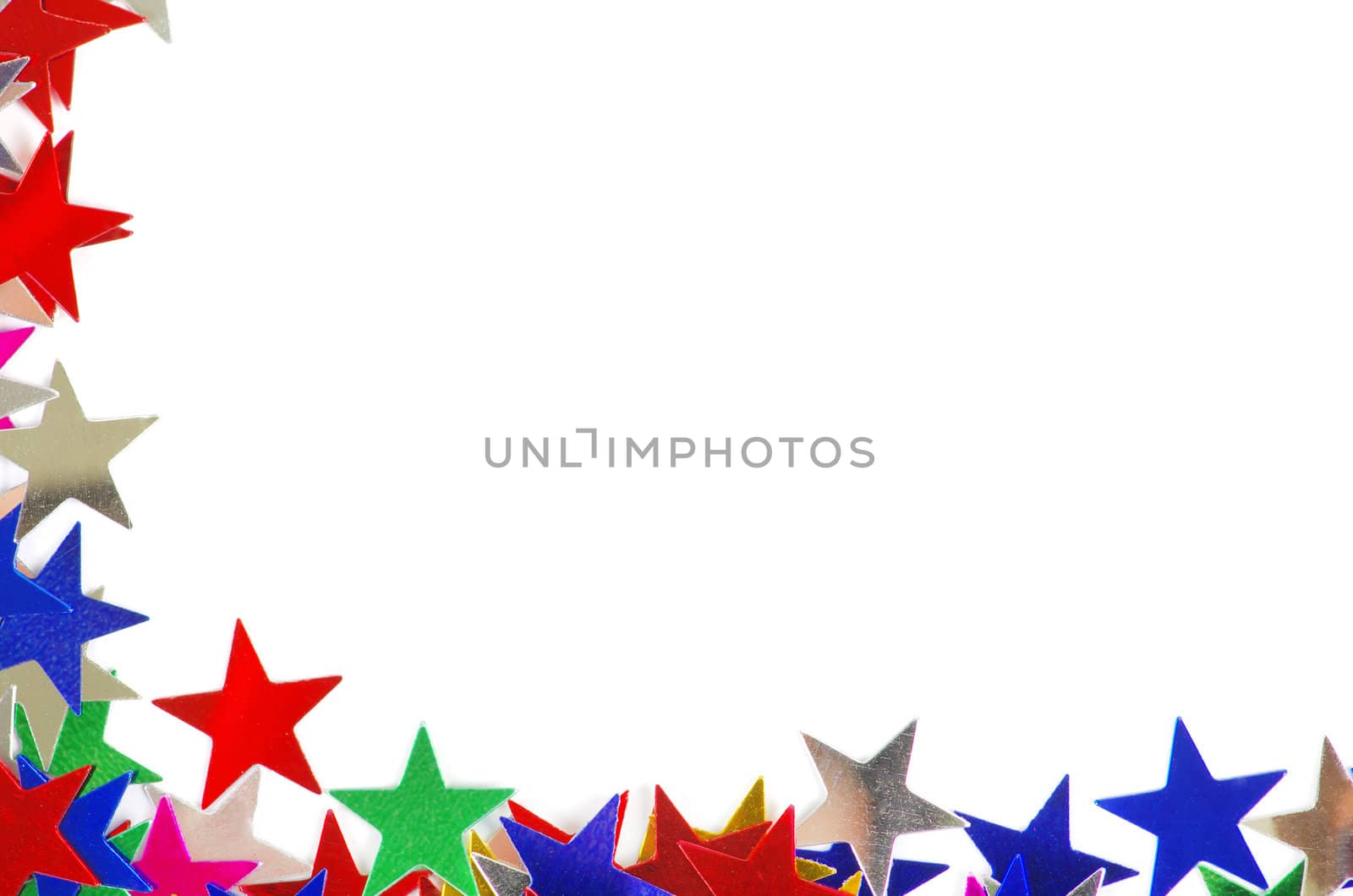 Colored stars background for your text on photo, and other.