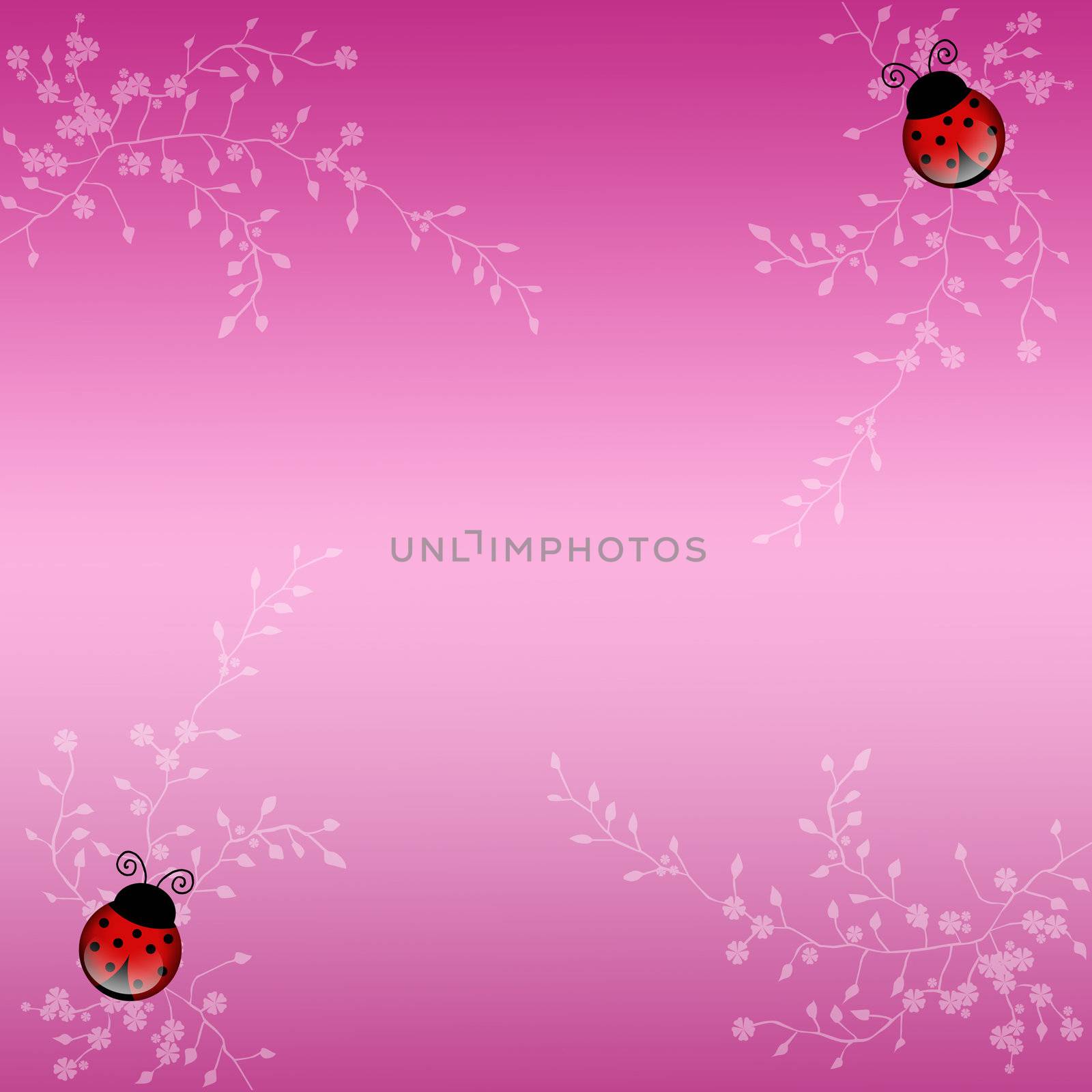 Ladybug background by sognolucido