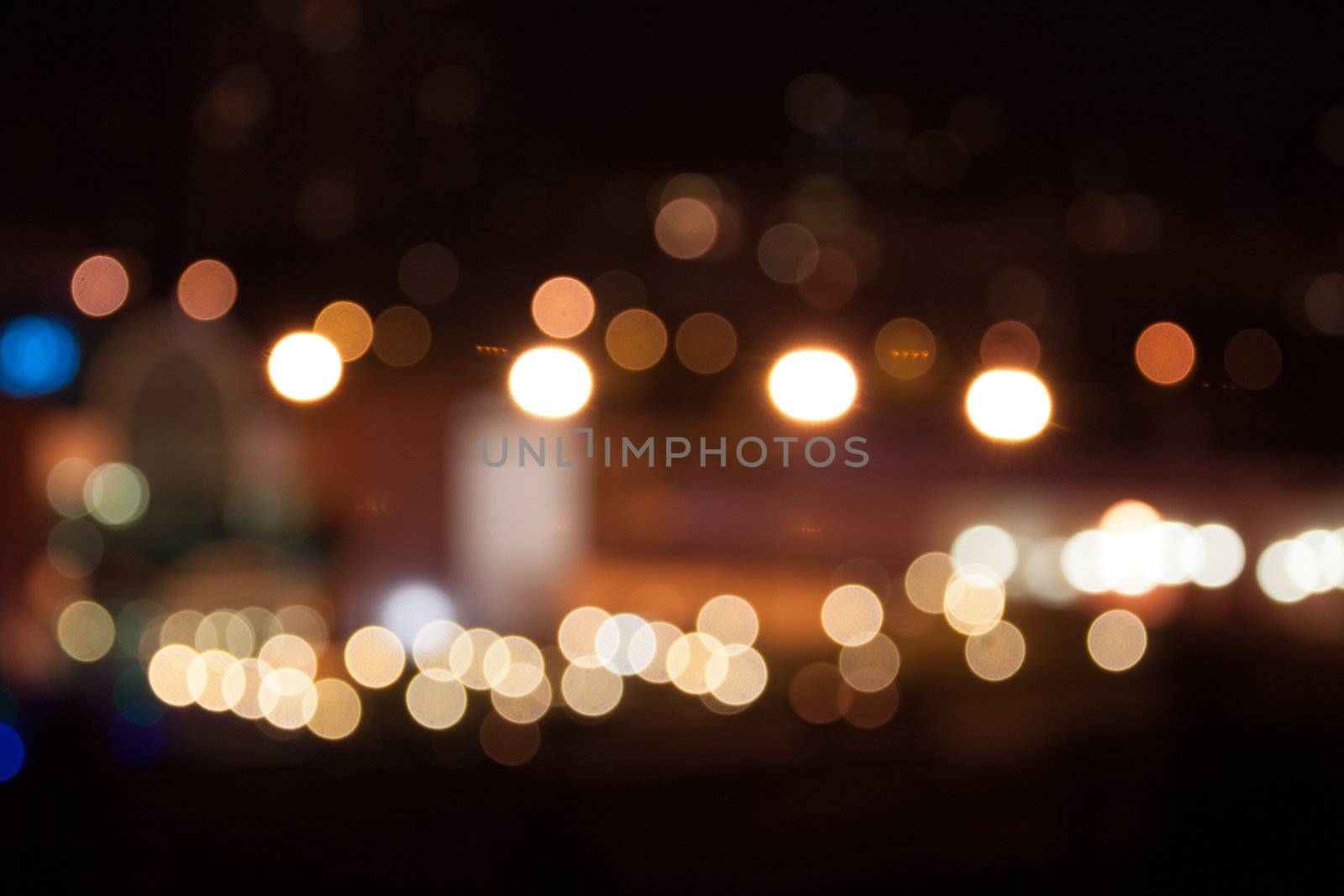 Bokeh of city lights by Lamarinx
