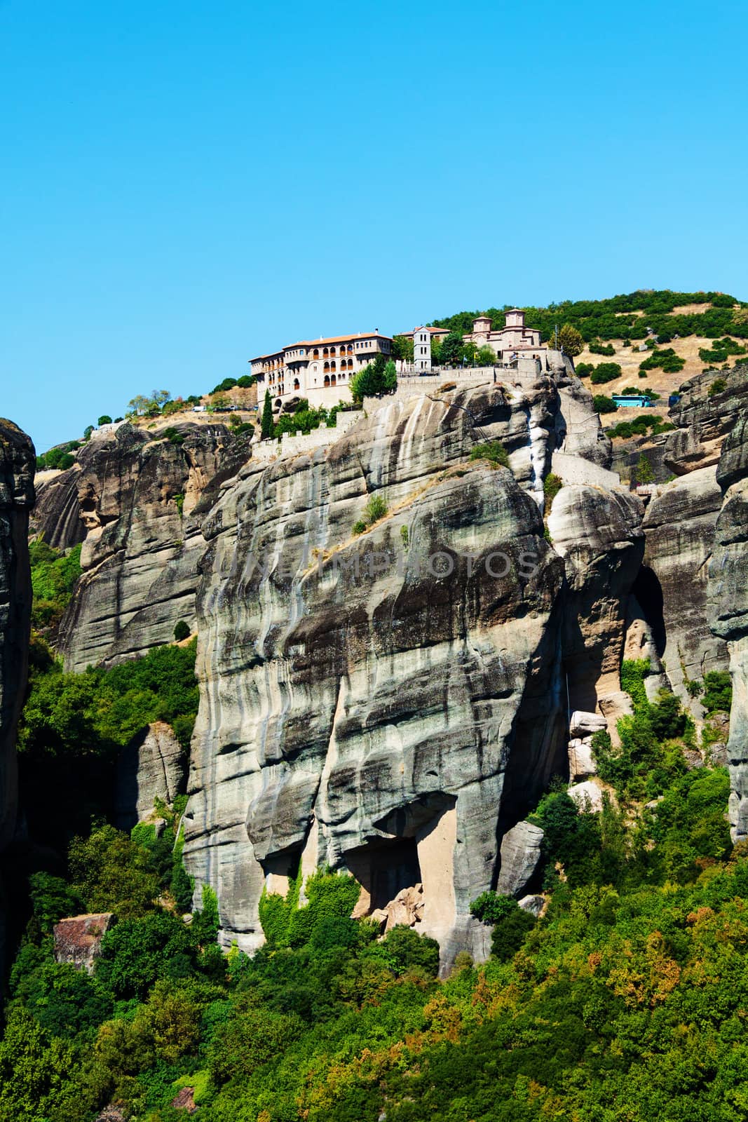 Meteora Monasteries, Greece, vertical shot by Lamarinx