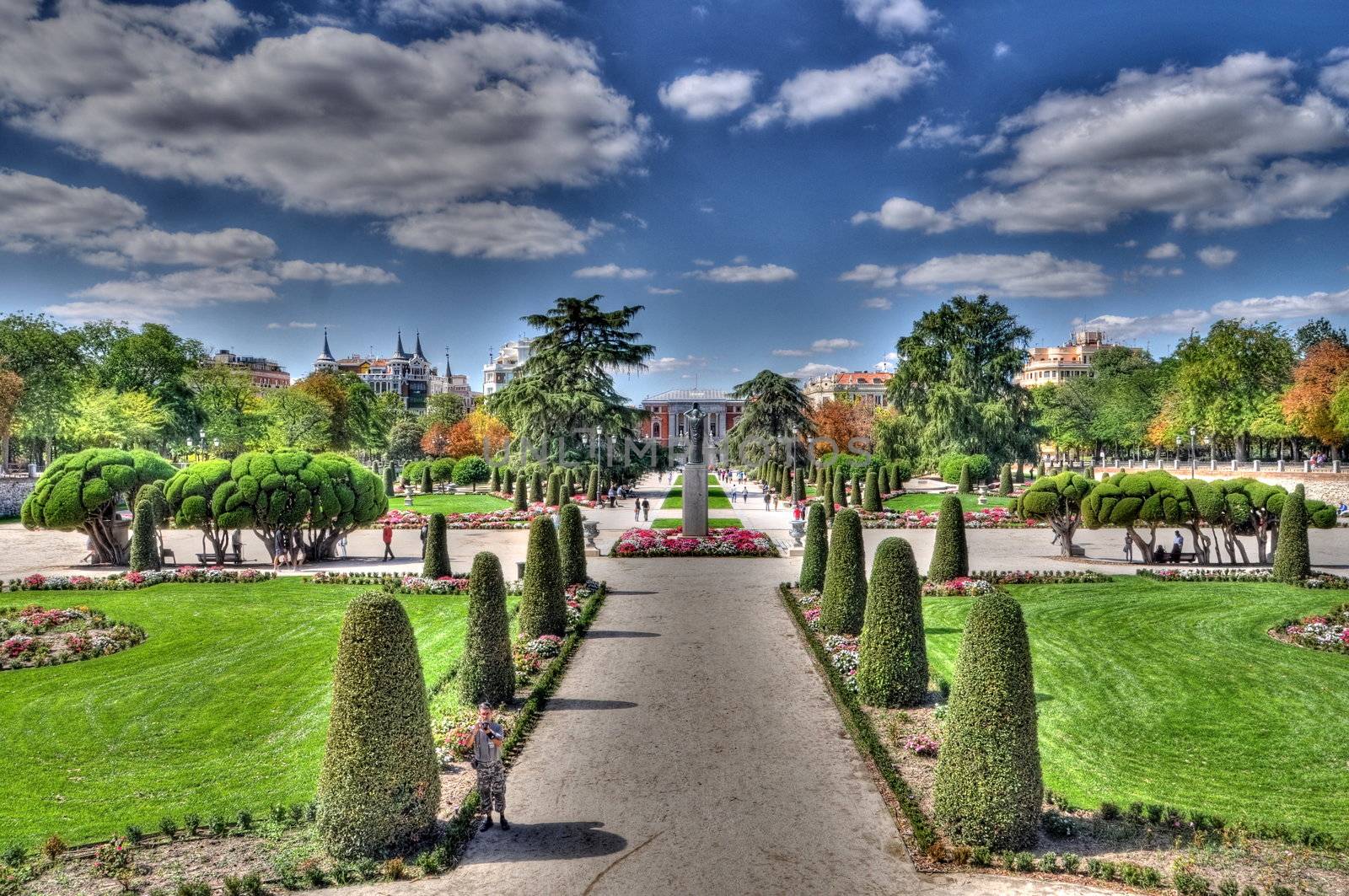 Retiro park, Madrid, Spain