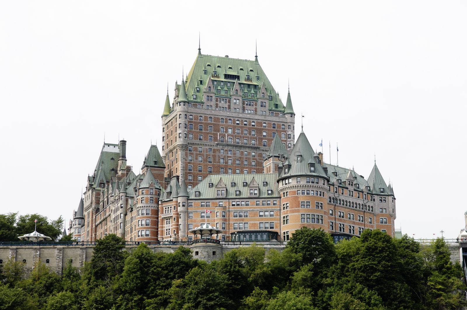 château frontenac in Quebec