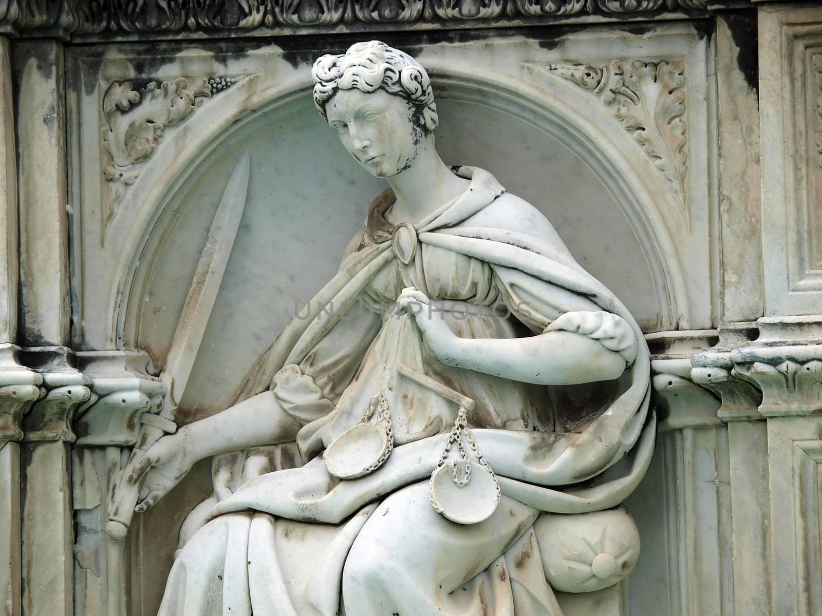 Panel of the Fonte Gaia (Fountain of Joy), Piazza del Campo, Siena.