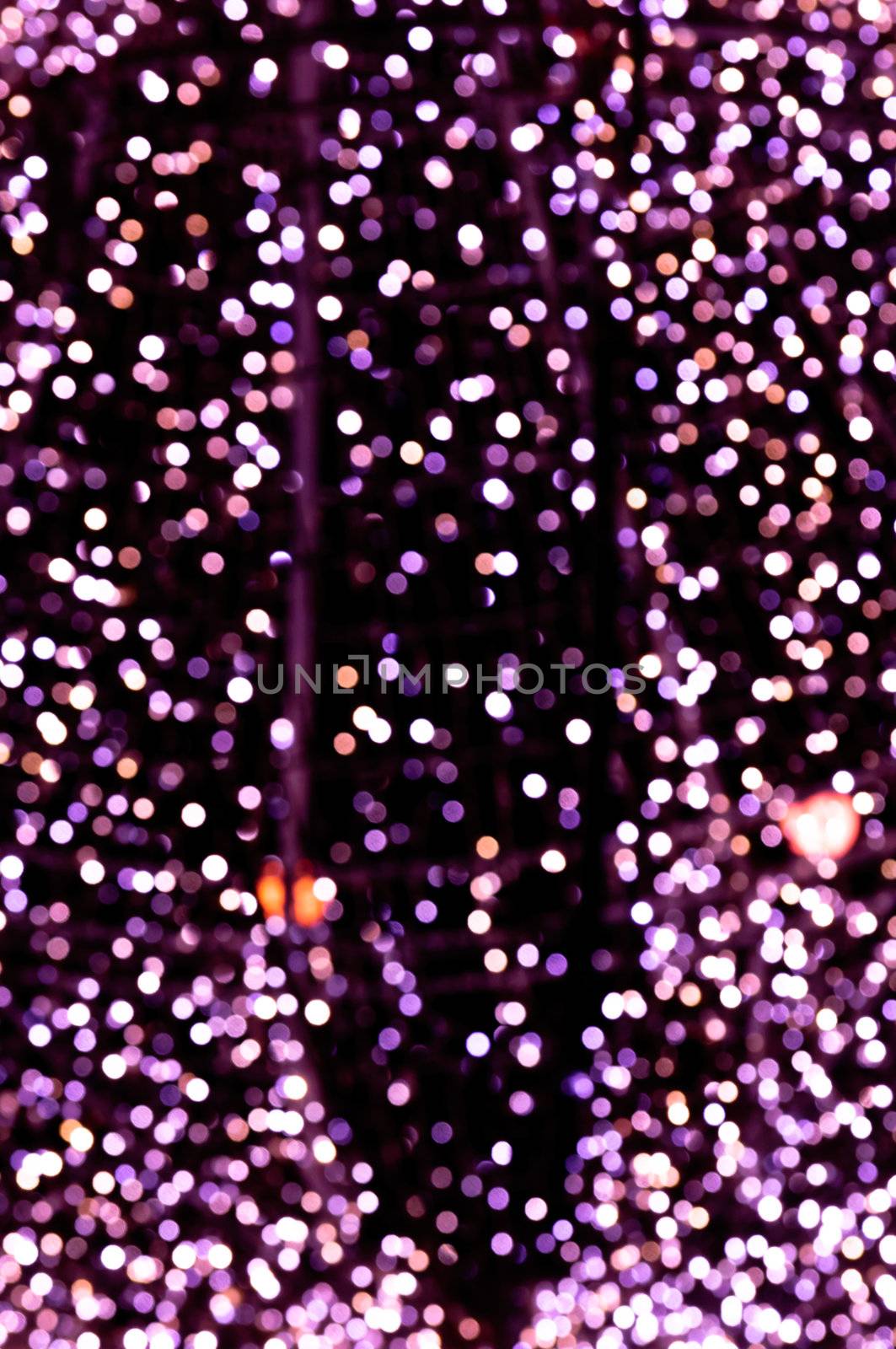 Out of focus dots background