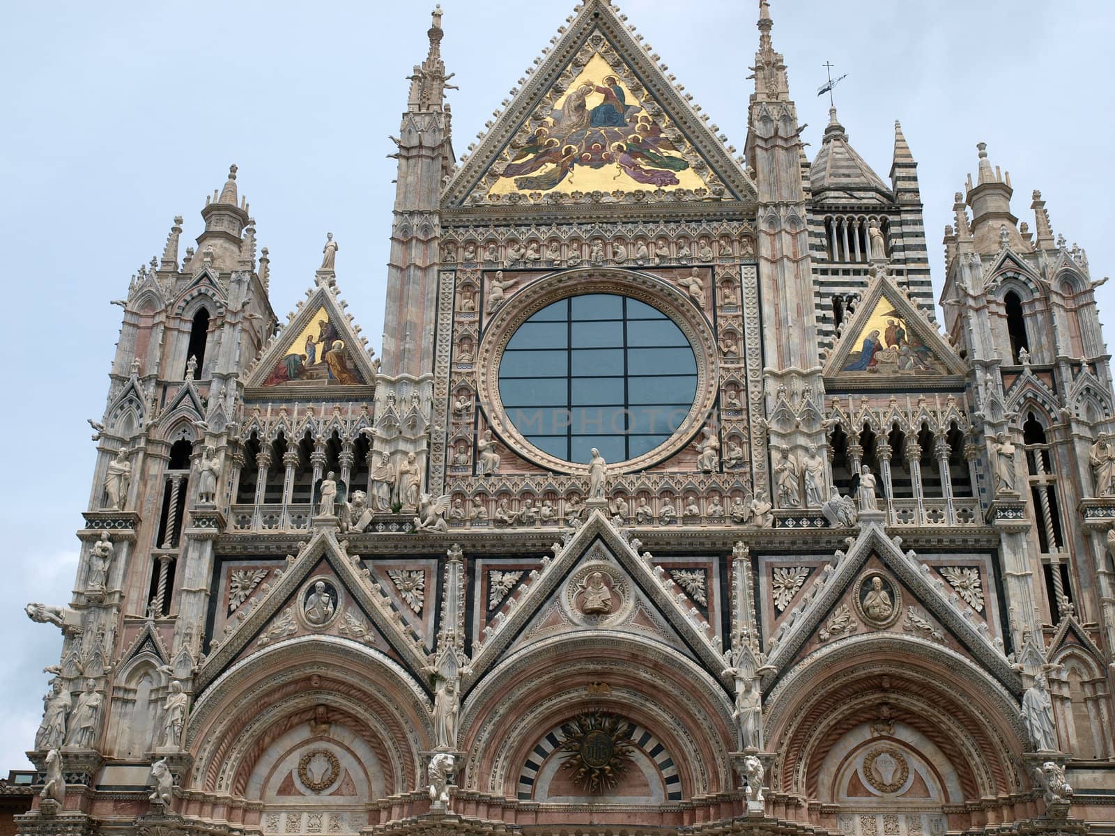 Siena - Duomo .The western facade