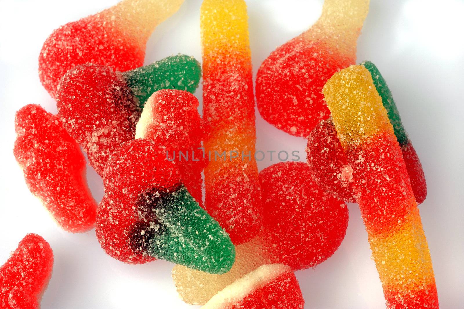 Candies of bright colors