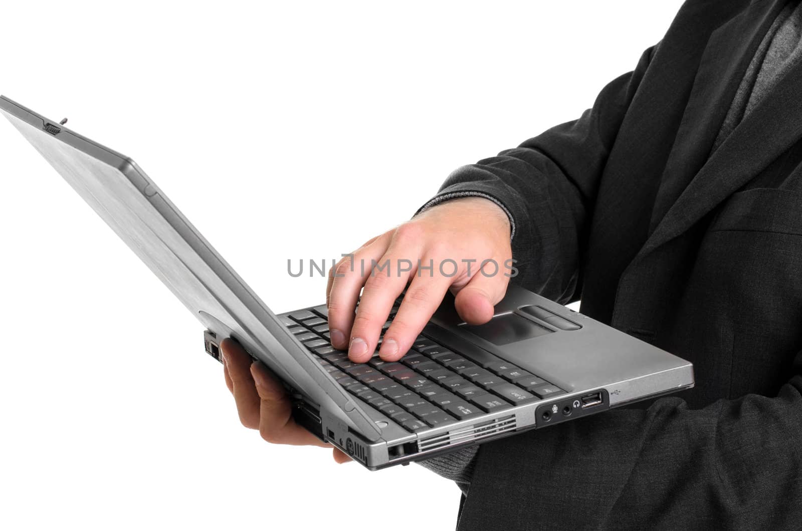 Young man in business suit