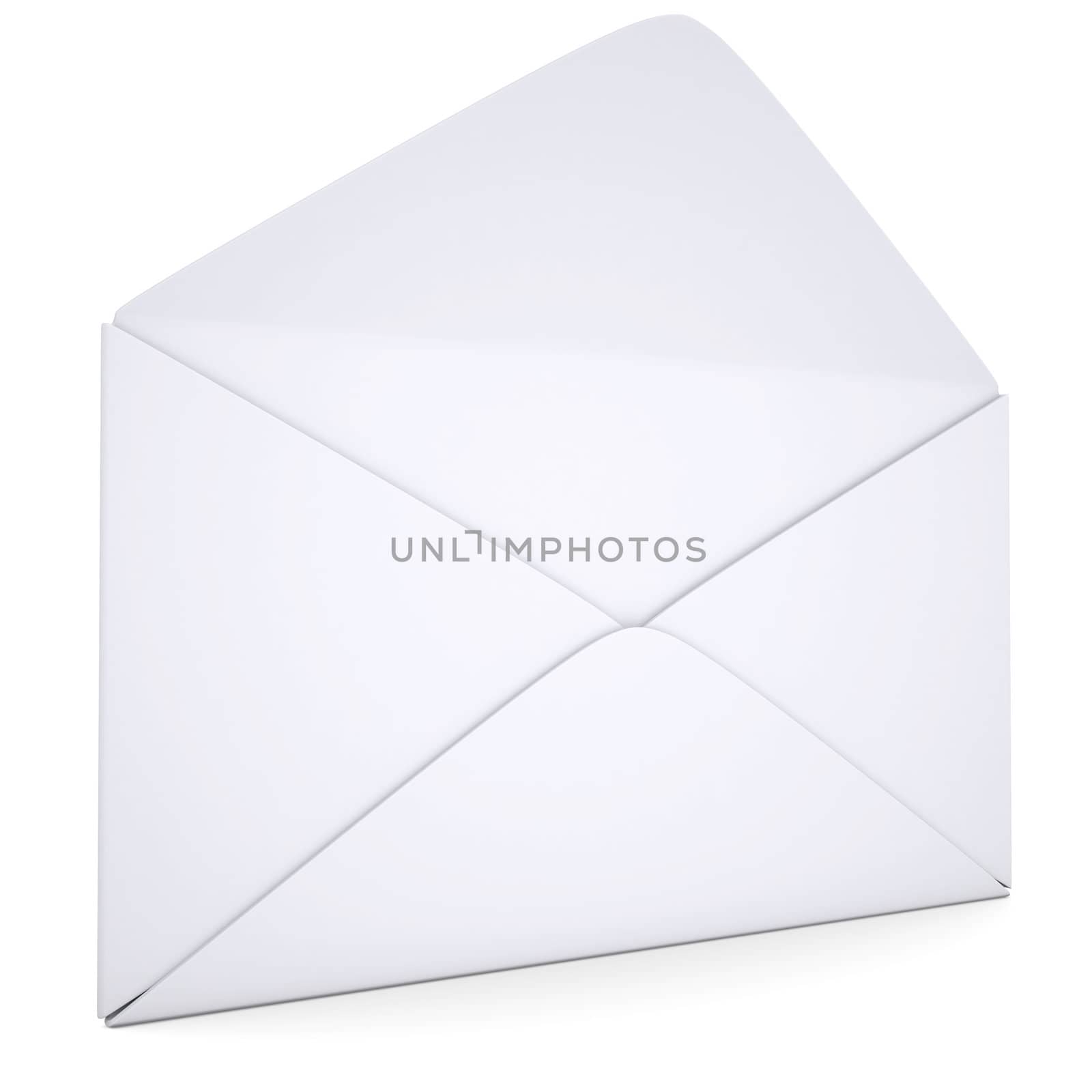 Open white envelope by cherezoff
