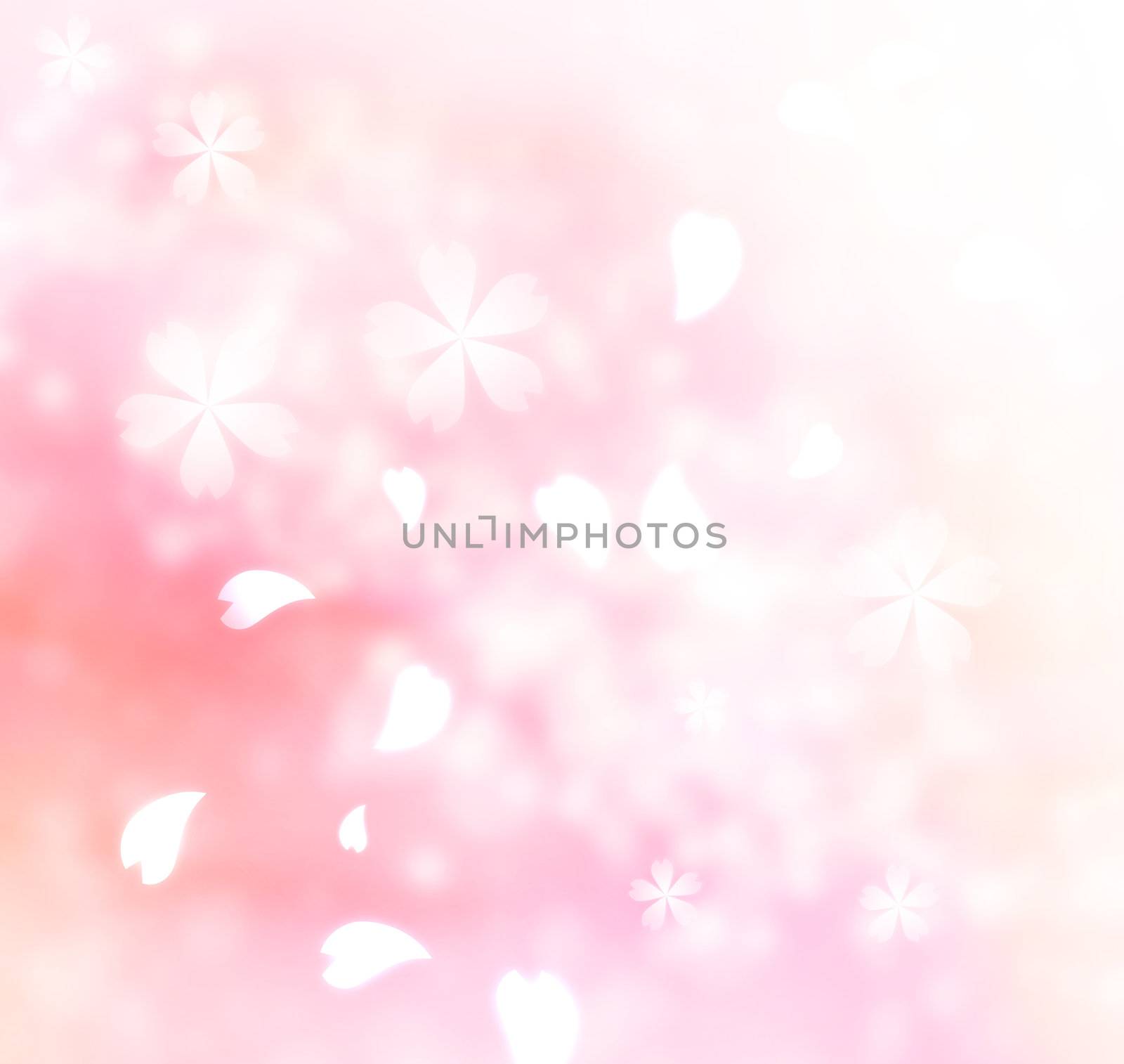 Soft spring pink flower petals background