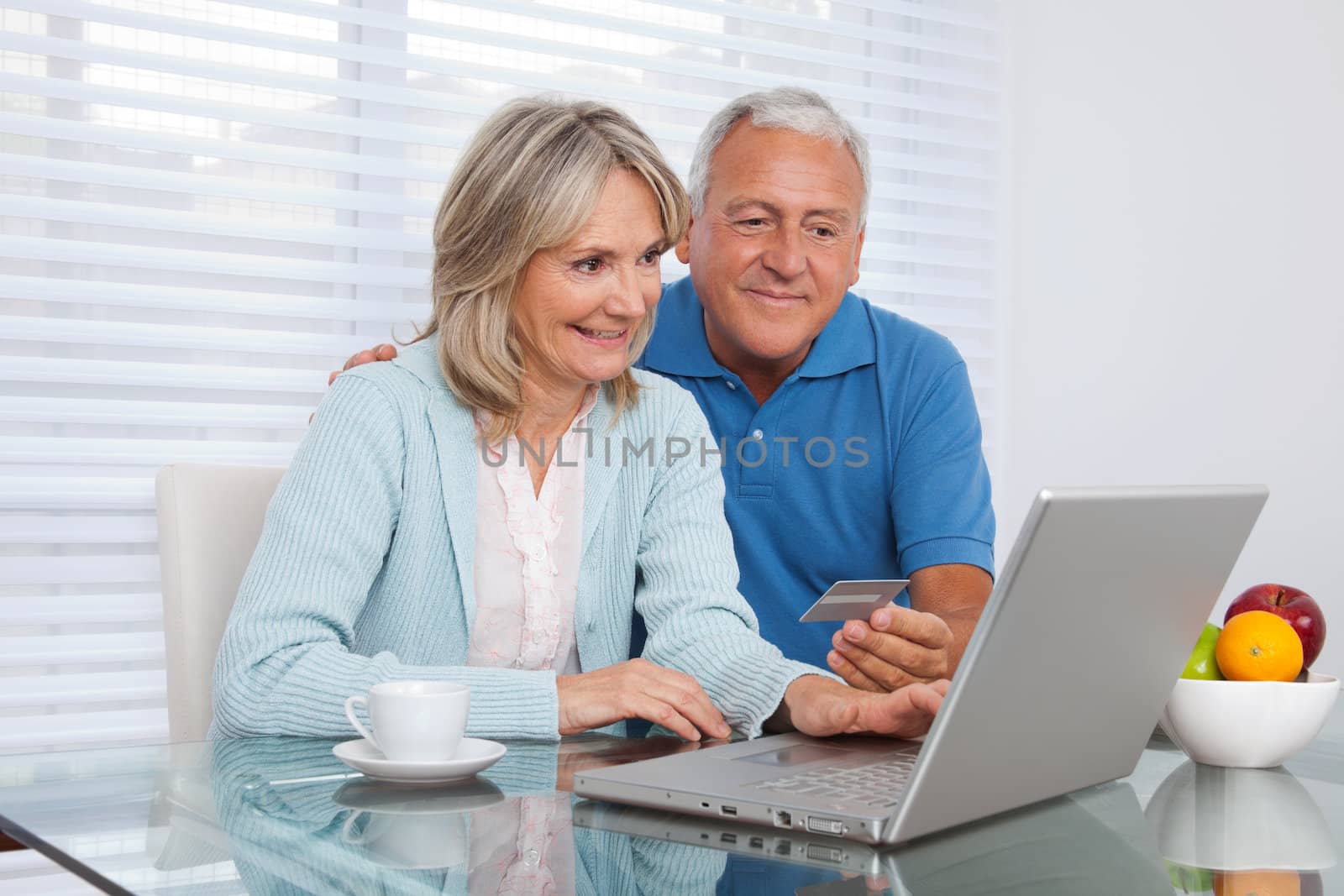 Couple Shopping Online by leaf