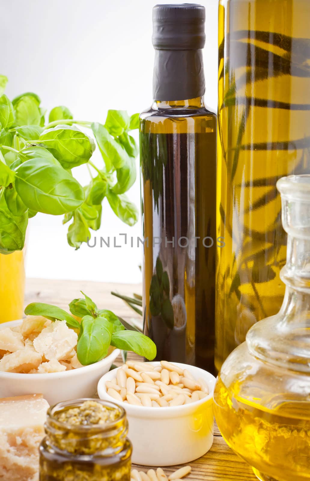 tatsty geen olives parmesan and olive oil ingredients vegetarian food