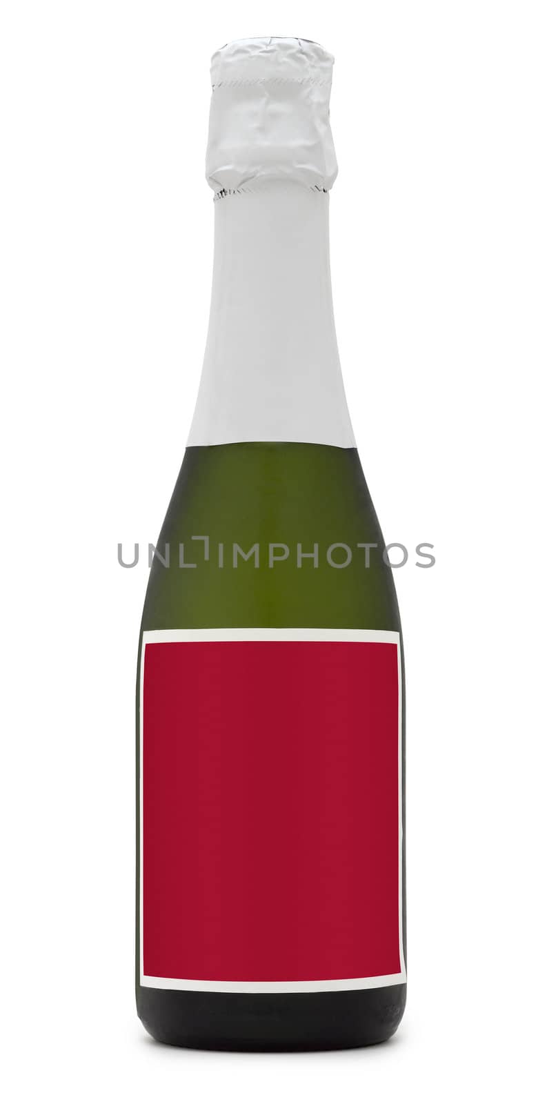 Bottle of champagne (clipping path)and path for label by pbombaert