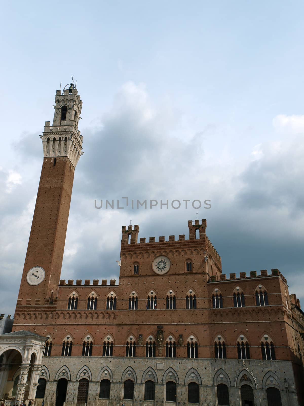 Siena - Palazzo Pubblico and Torre del Mangia.