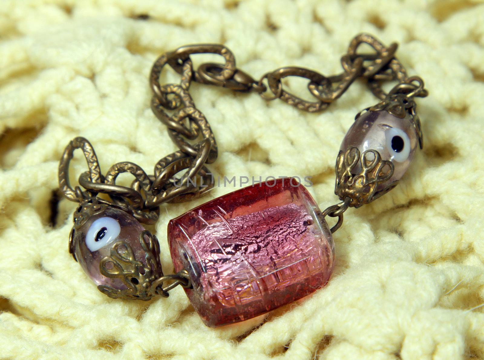 Bracelet handmade from Murano glass by Yarvet