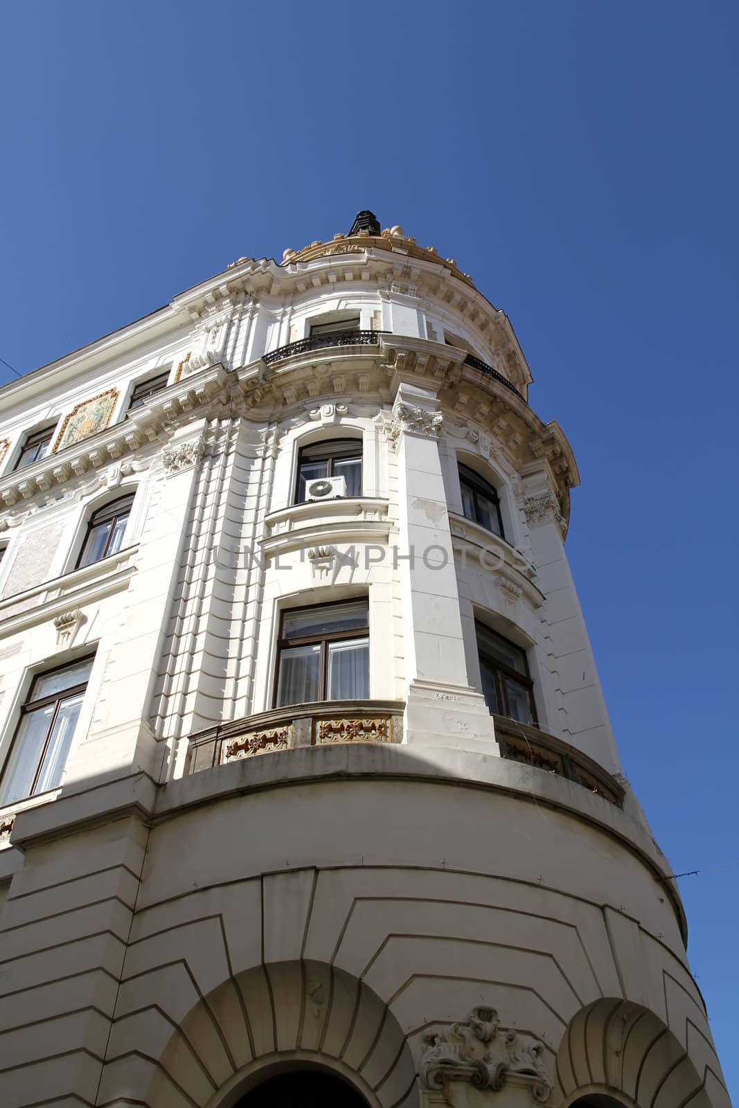 Digital Photo of historic building in Pecs, Hungary.
