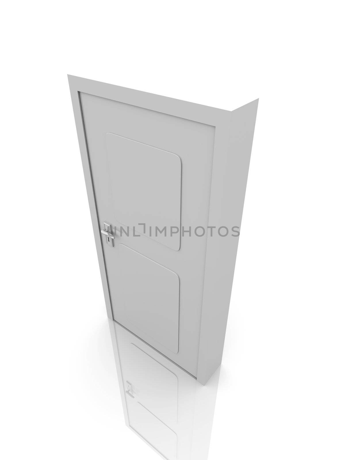 3D rendered Illustration. Isolated on white.