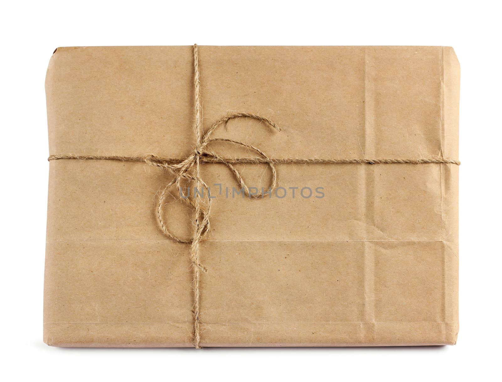 Brown mail package parcel wrap delivery