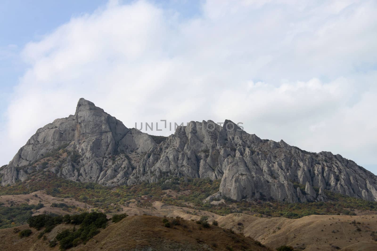 Crimean mountains near Koktebel