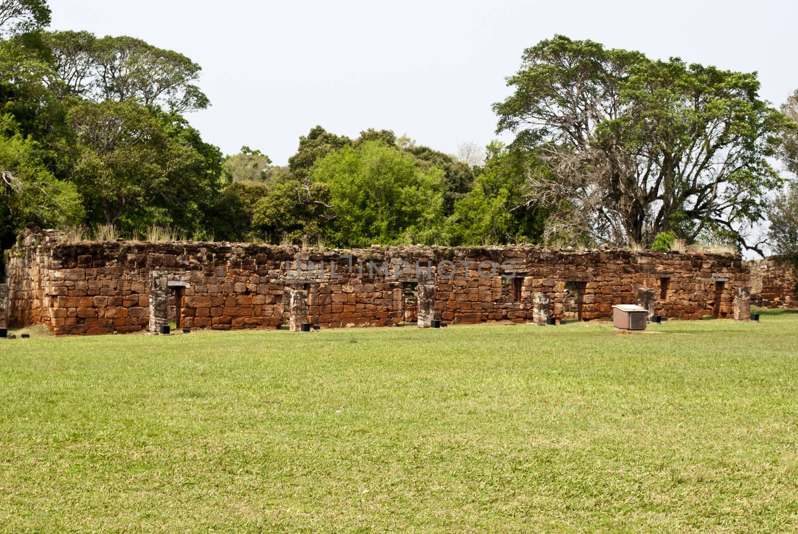 Ruins of San Ignacio, Argentina by lauria