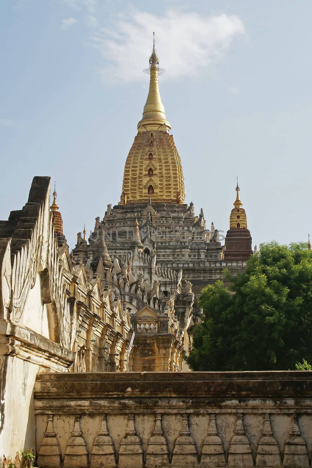 Ananda Temple, Bagan, Myanmar, Asia by alfotokunst