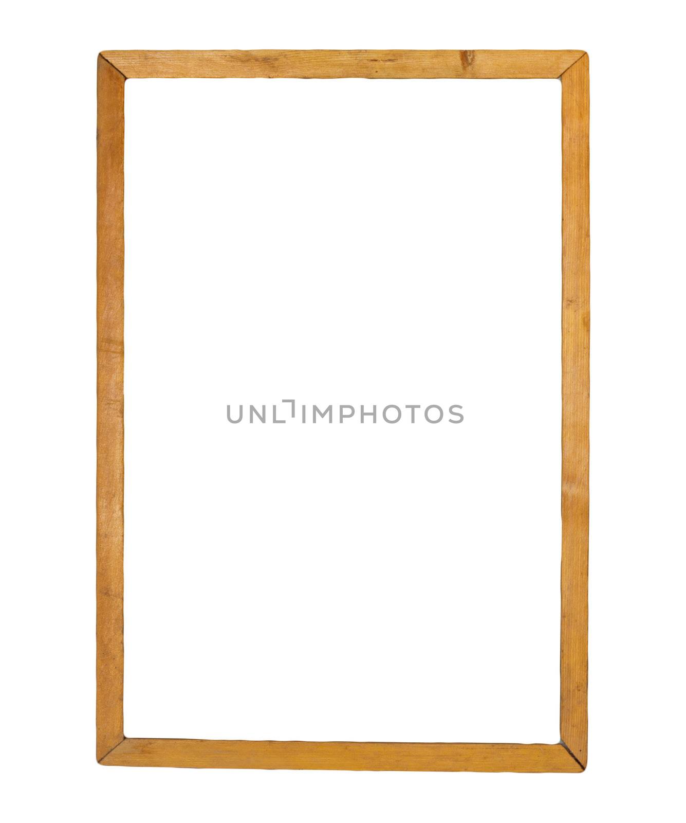 wooden frames isolated on white  by schankz