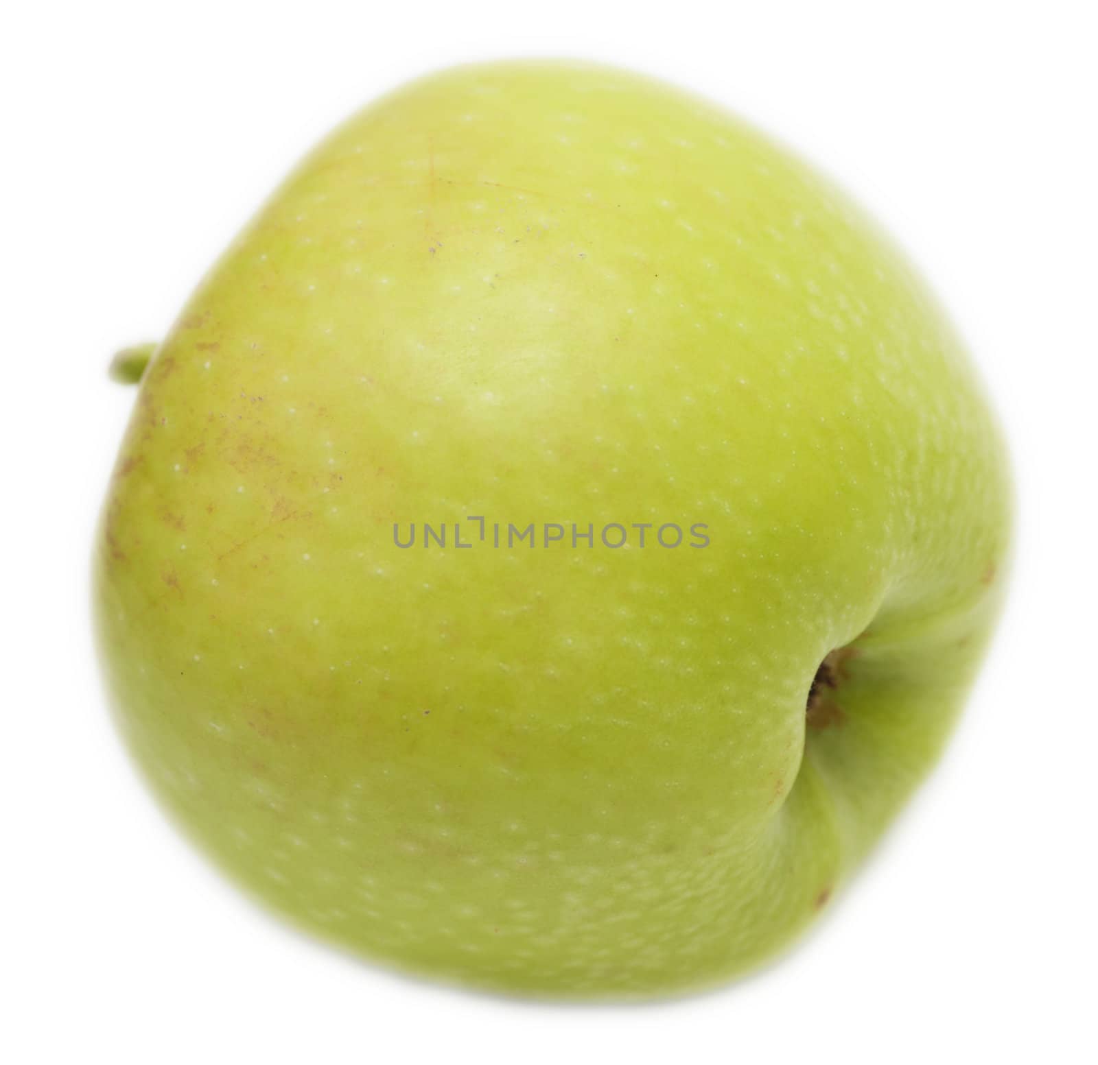 Green apples Isolated on a white background