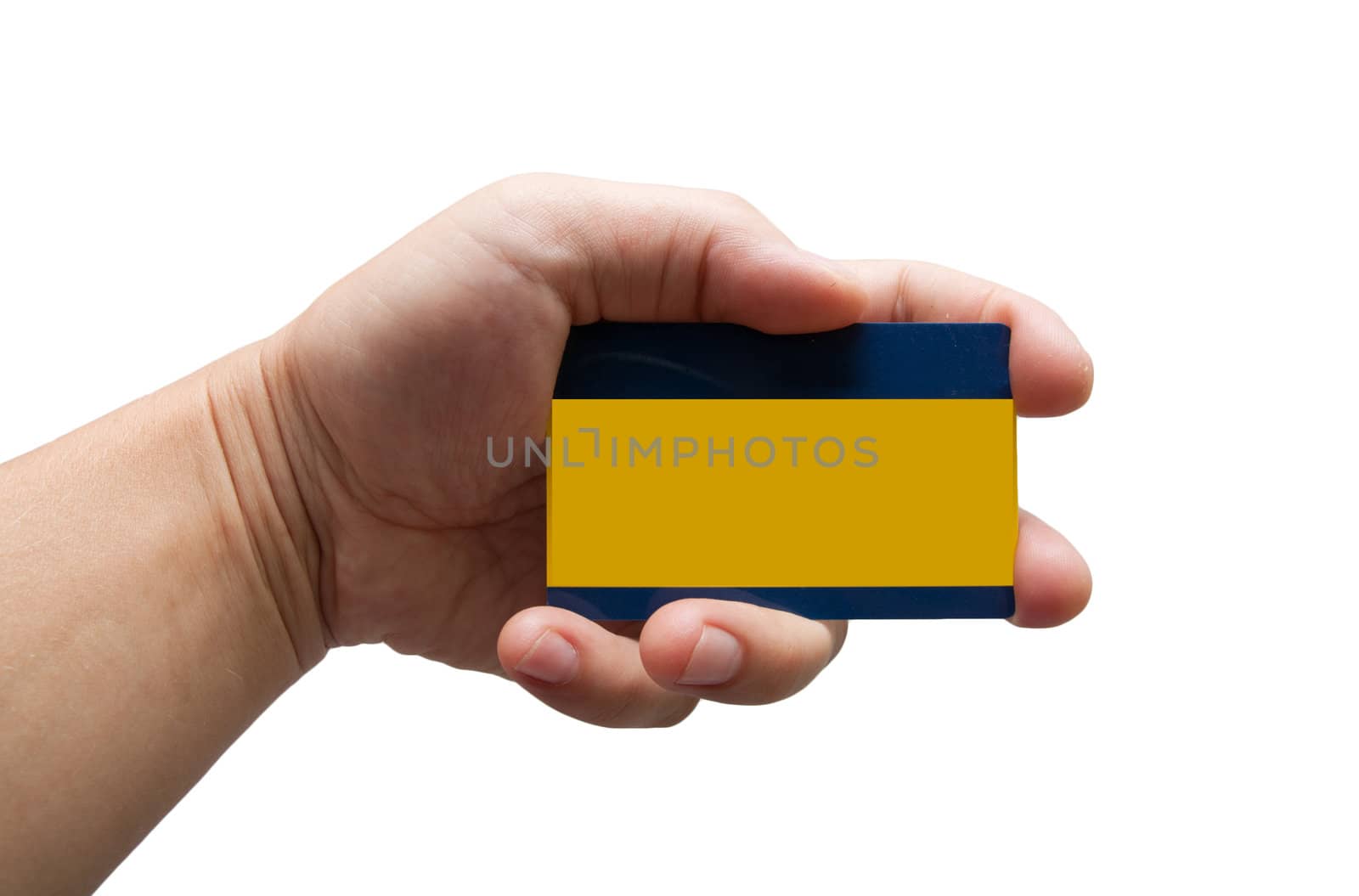 credit card in hand 