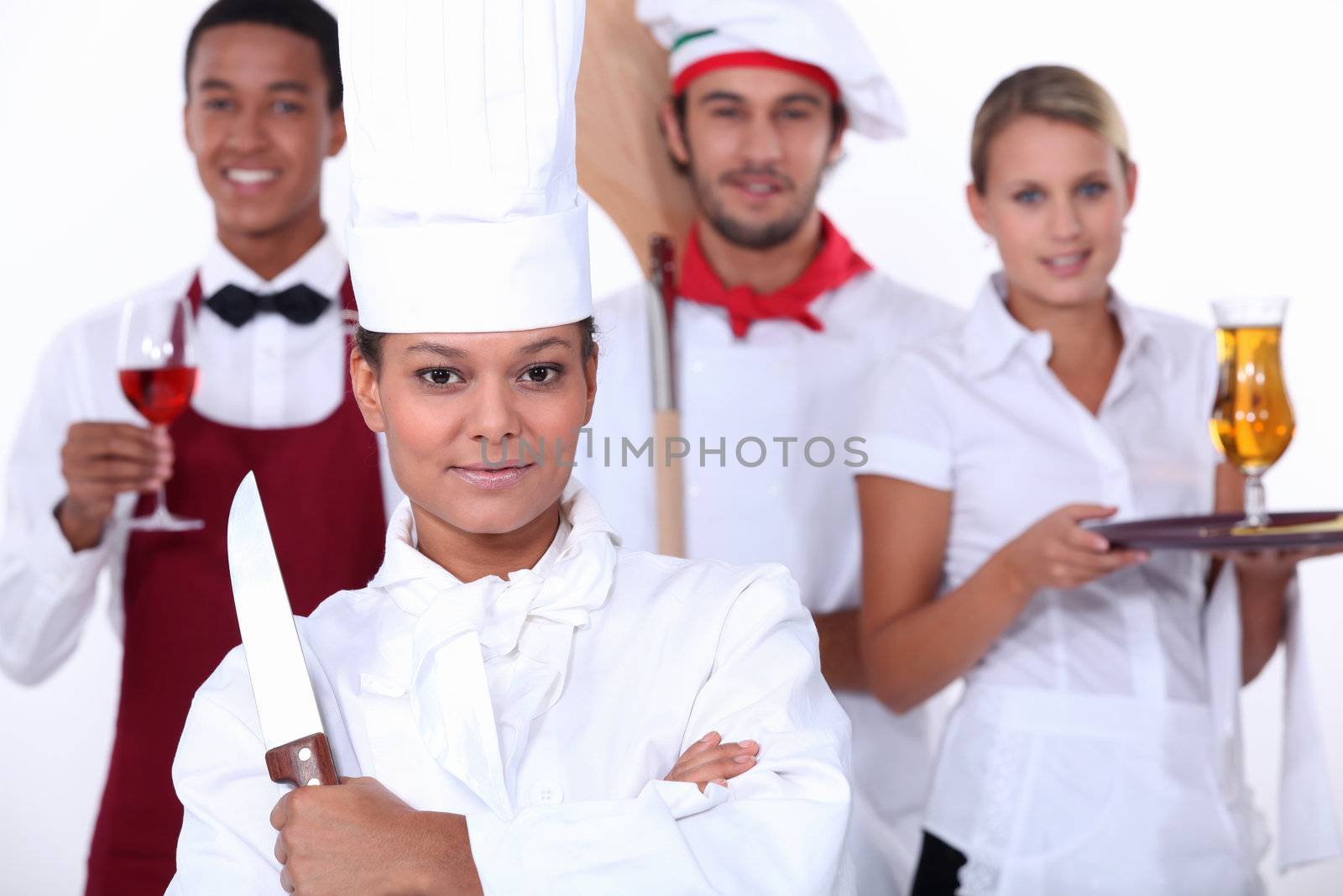 restaurant staff by phovoir