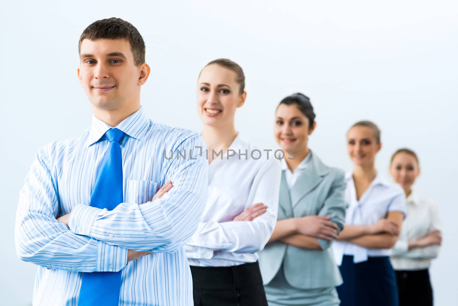 group of business people by adam121
