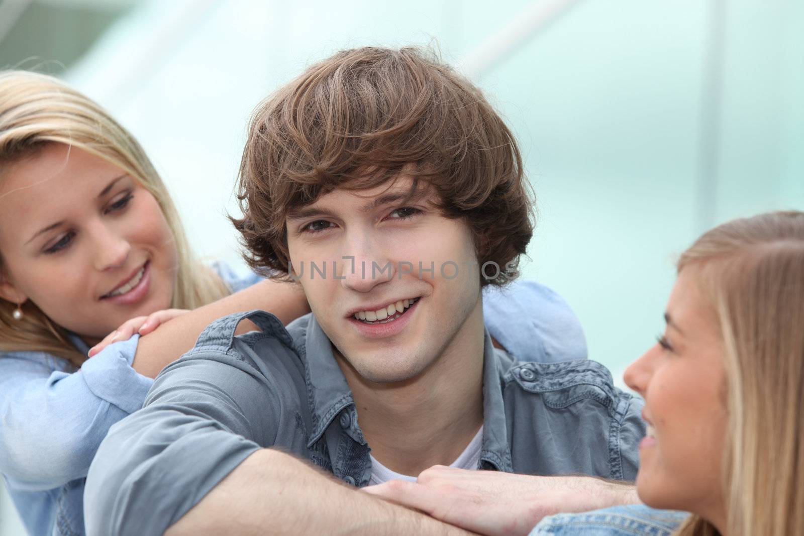 portrait of teenagers