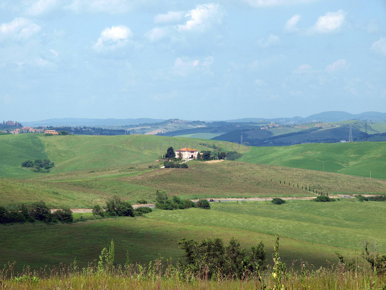 The landscape of the Val d’Orcia. Tuscany. Italiy