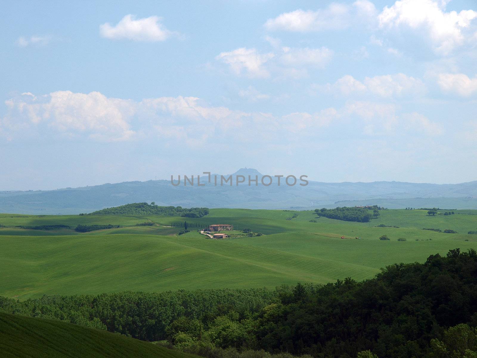The landscape of the Val d’Orcia. Tuscany. Italiy
