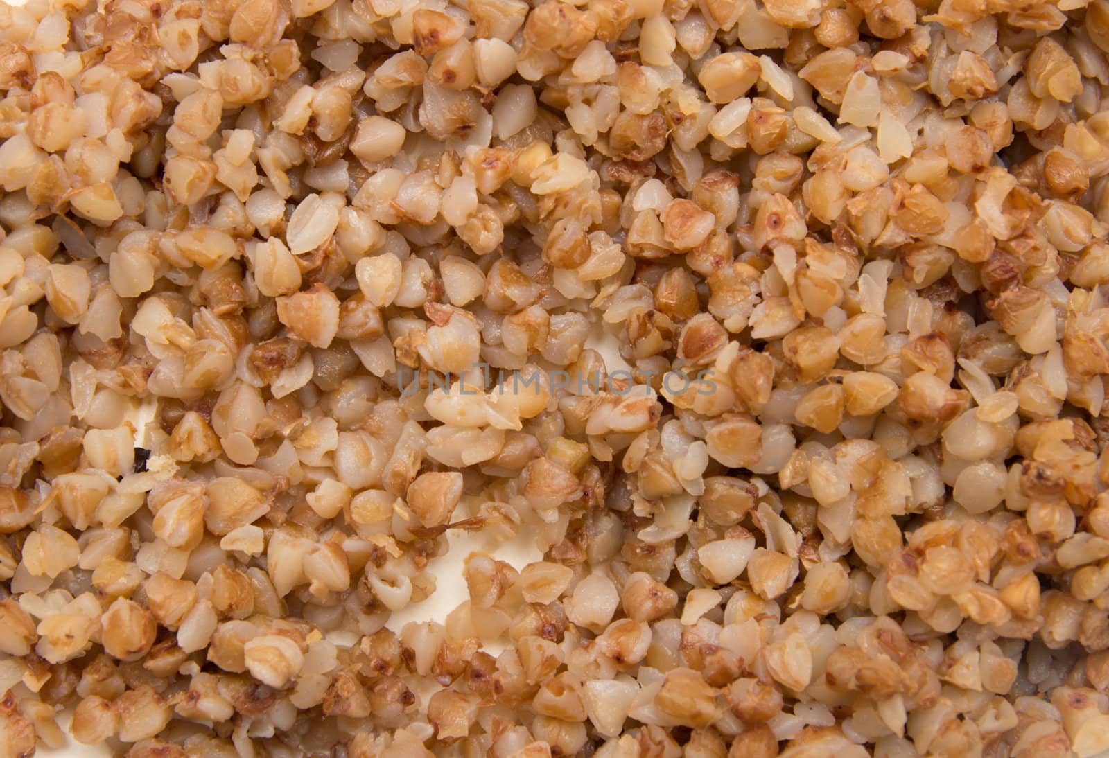 Boiled buckwheat as a background