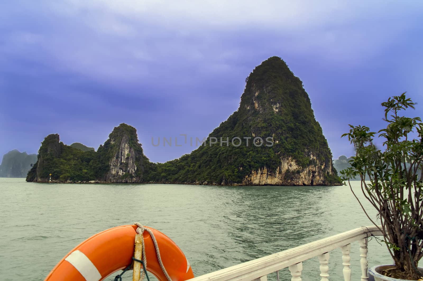 Ha Long Bay. Vew from the Ship.