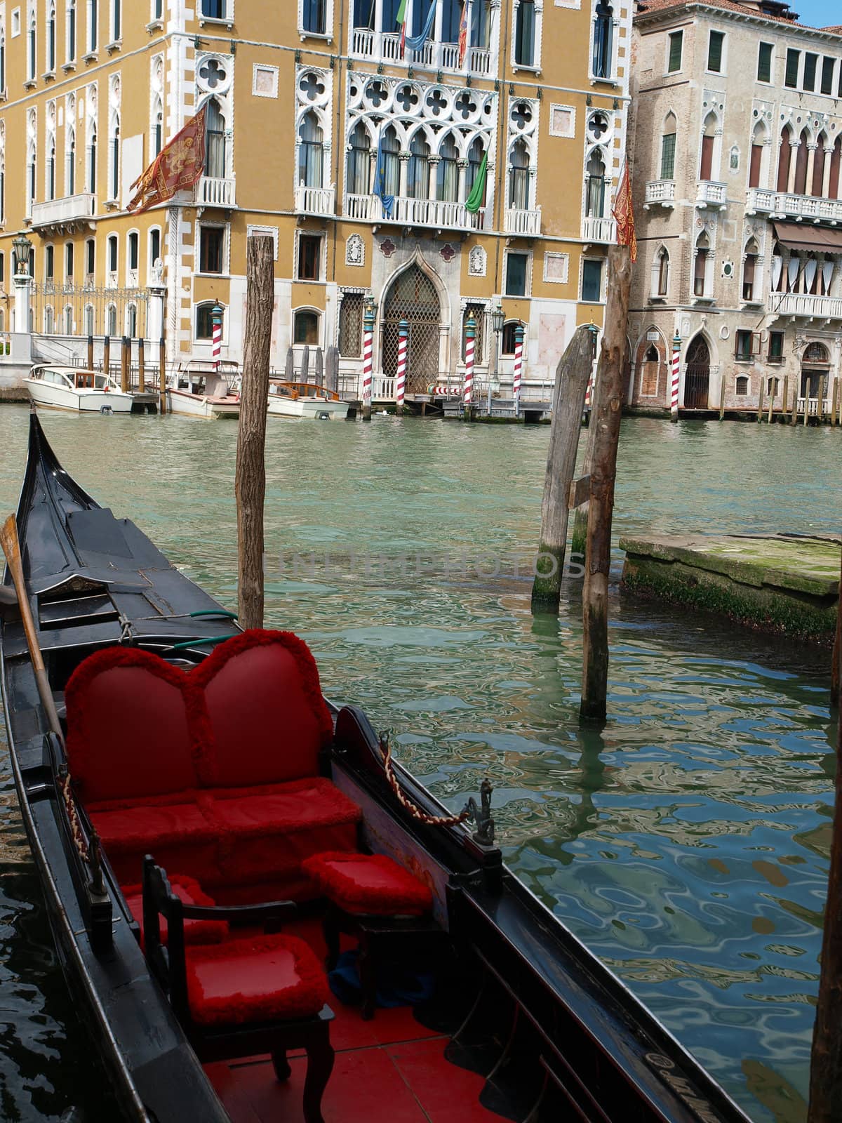 Venice - Canal Grande and  Cavalli Franchetti palace