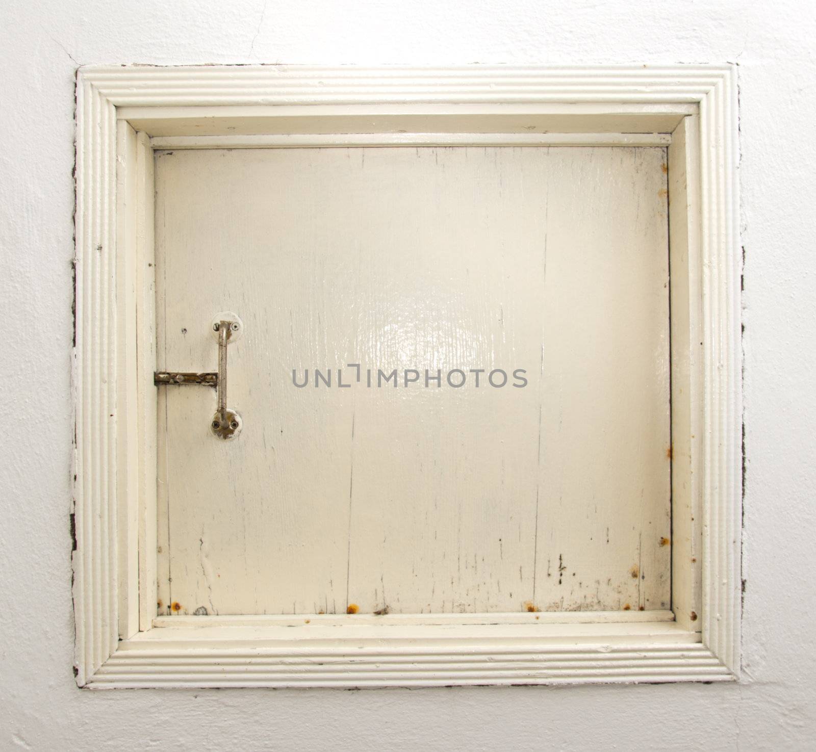 white wooden window